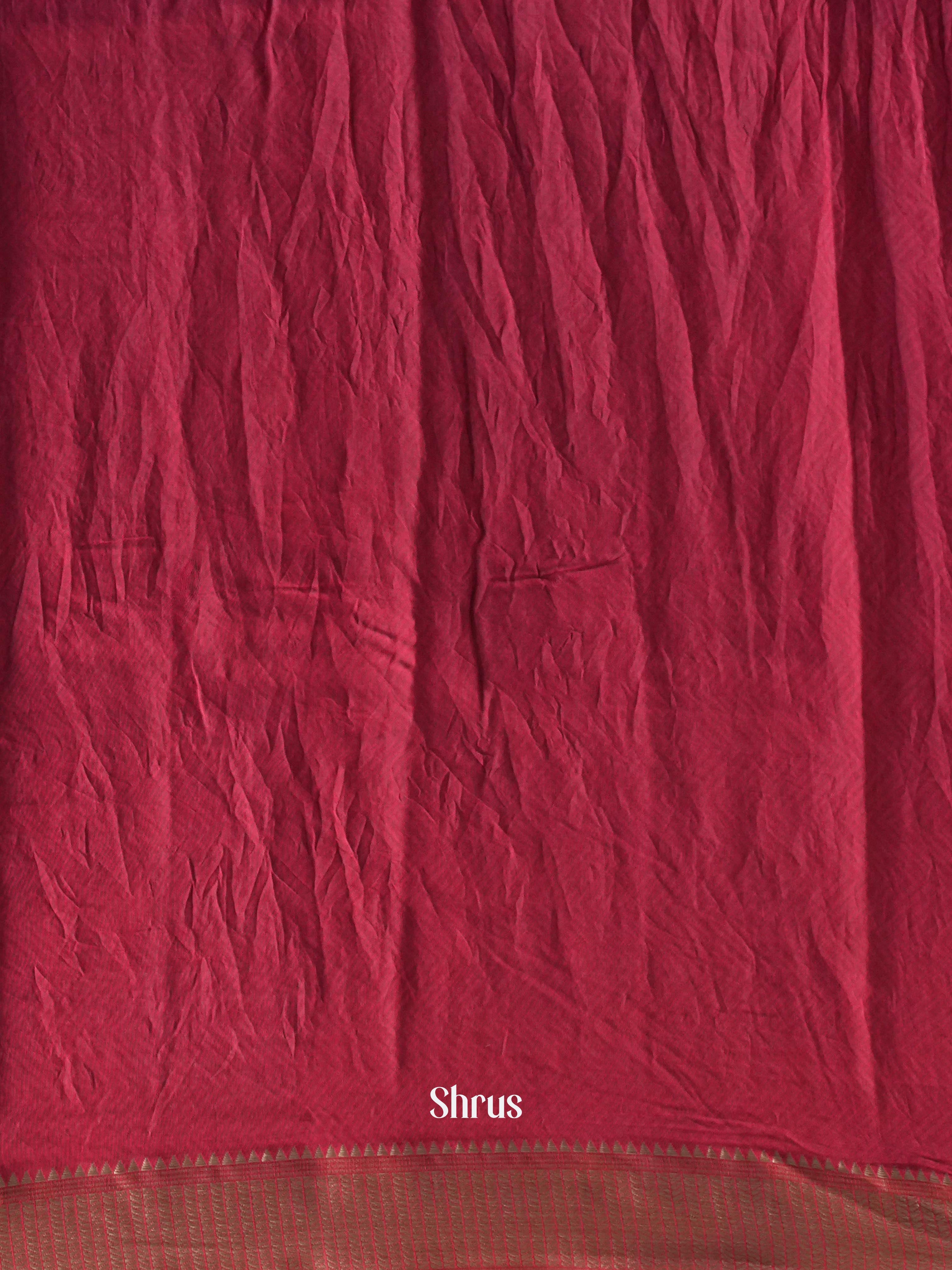 Black & Red - Art Modal Saree - Shop on Shrus.com