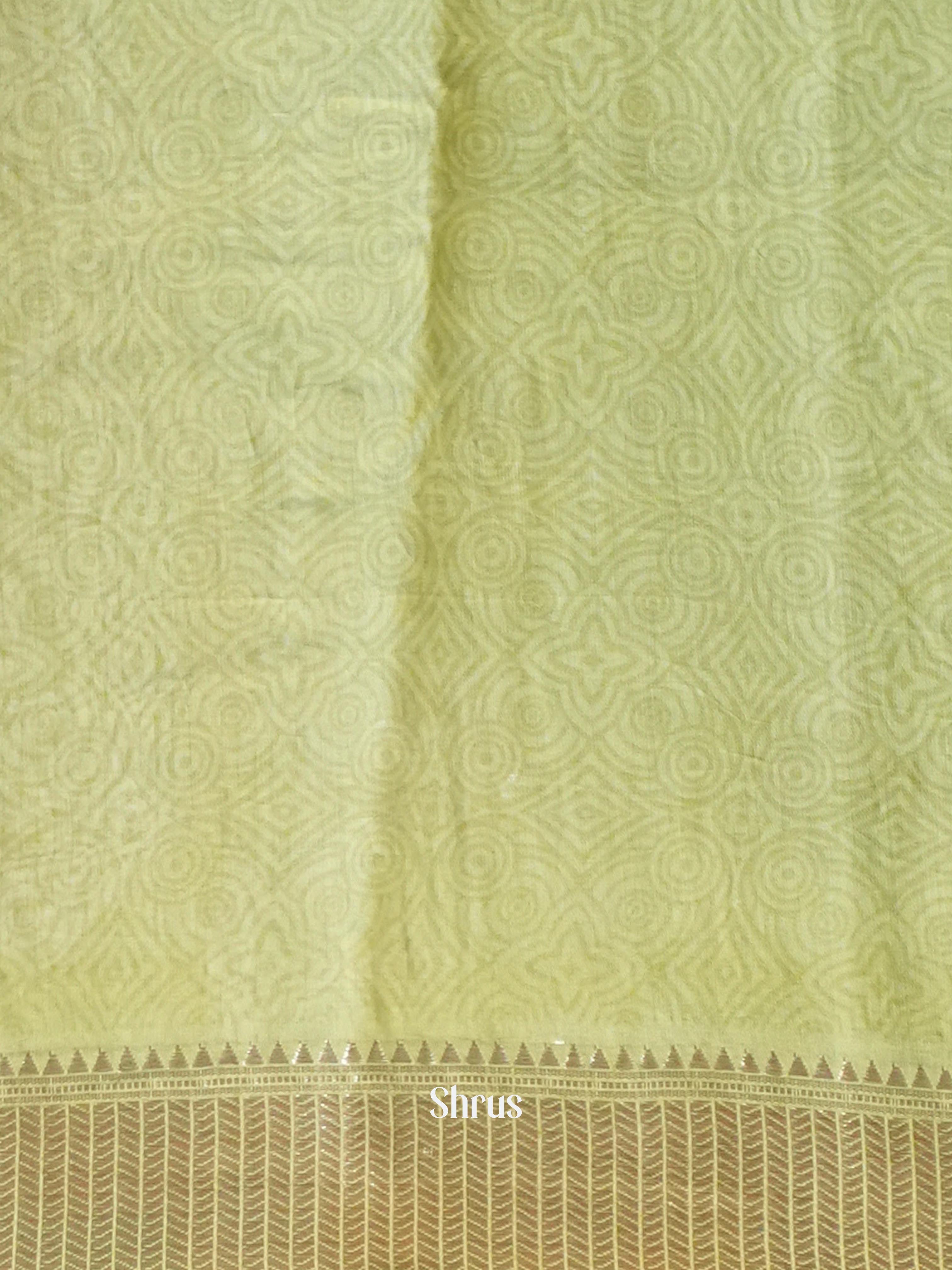 Green - Art Modal Saree - Shop on Shrus.com