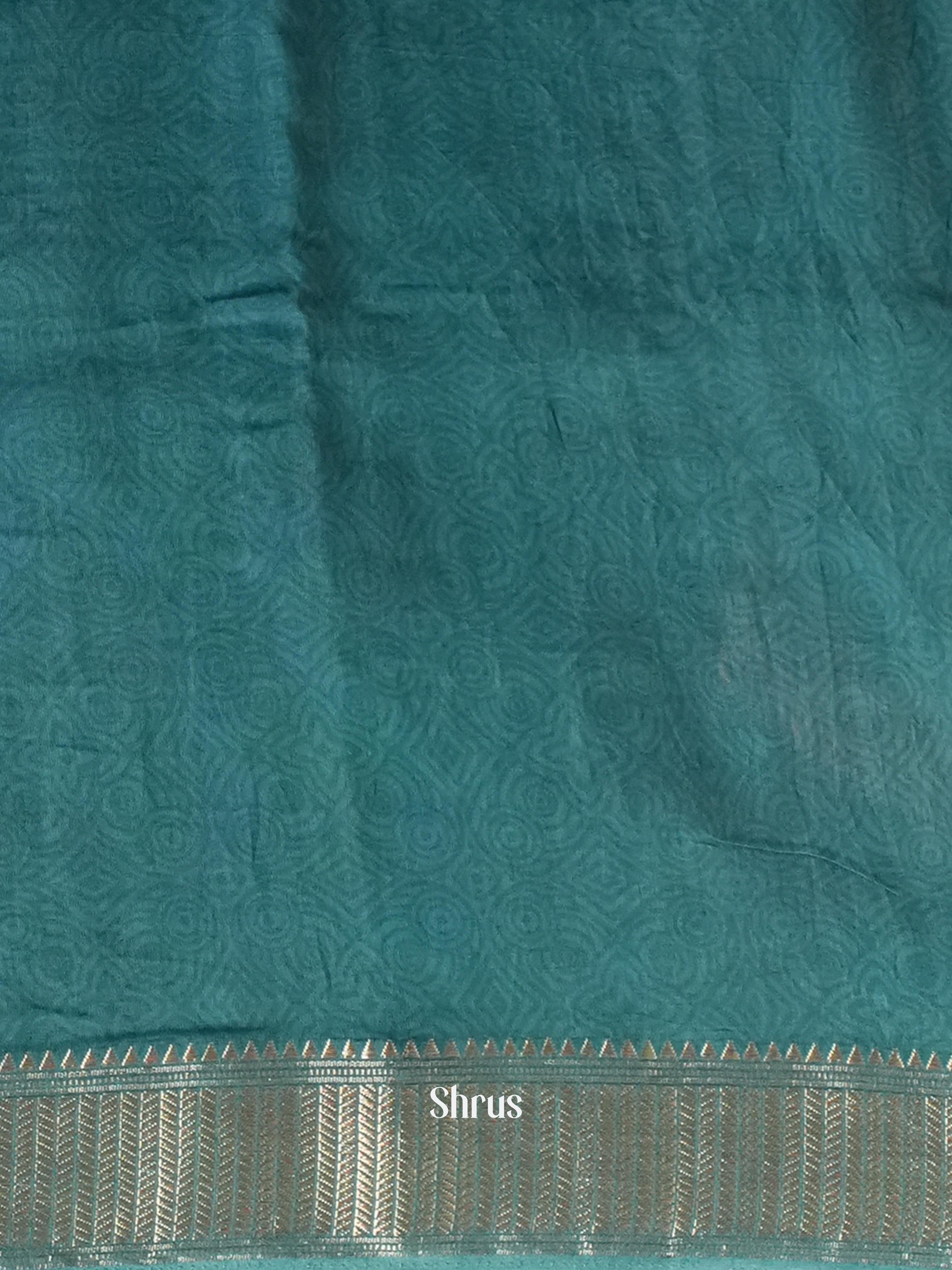 Pink & Green - Art Modal Saree - Shop on Shrus.com