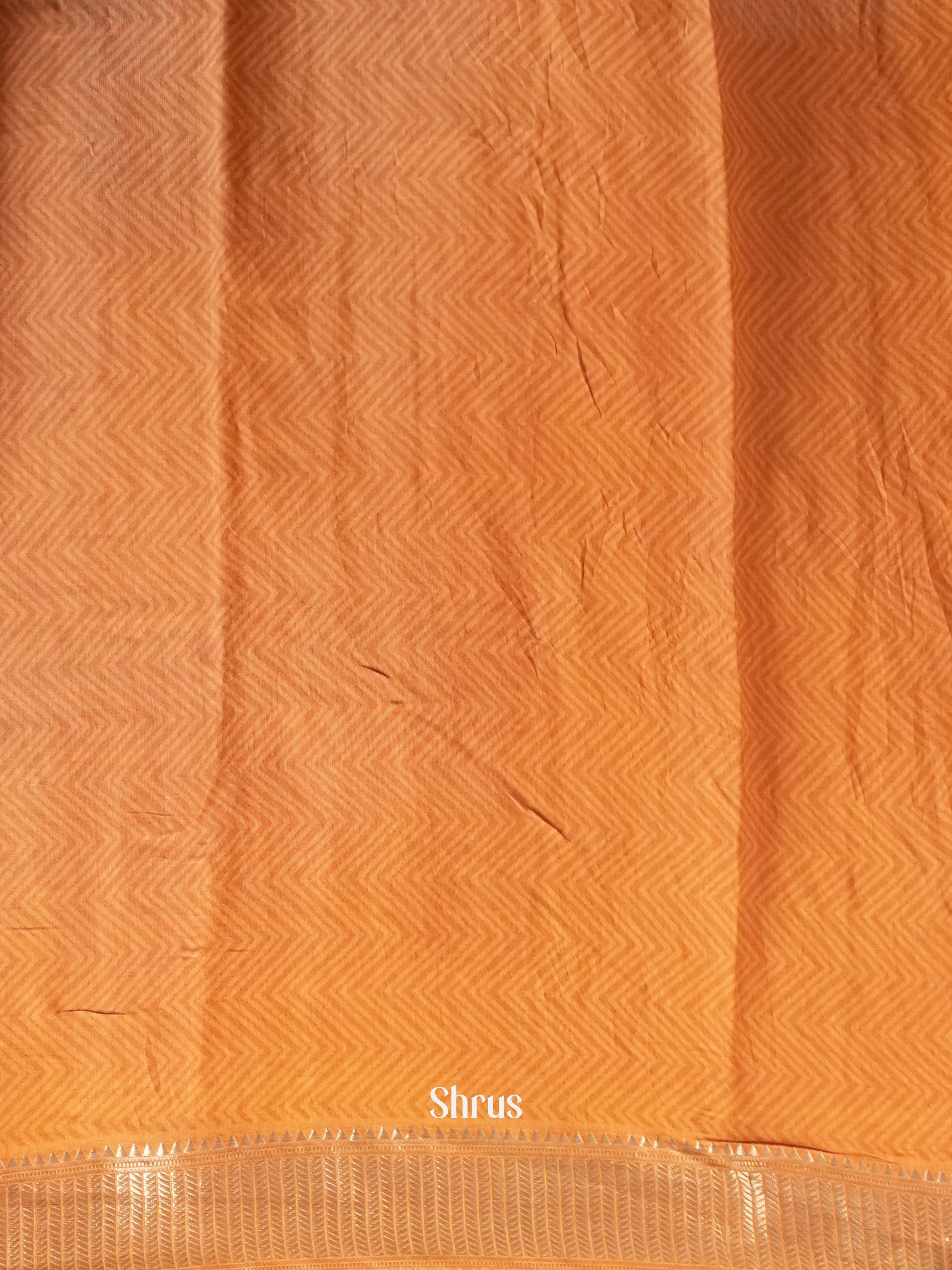 Red & Brown - Art Modal Saree - Shop on Shrus.com