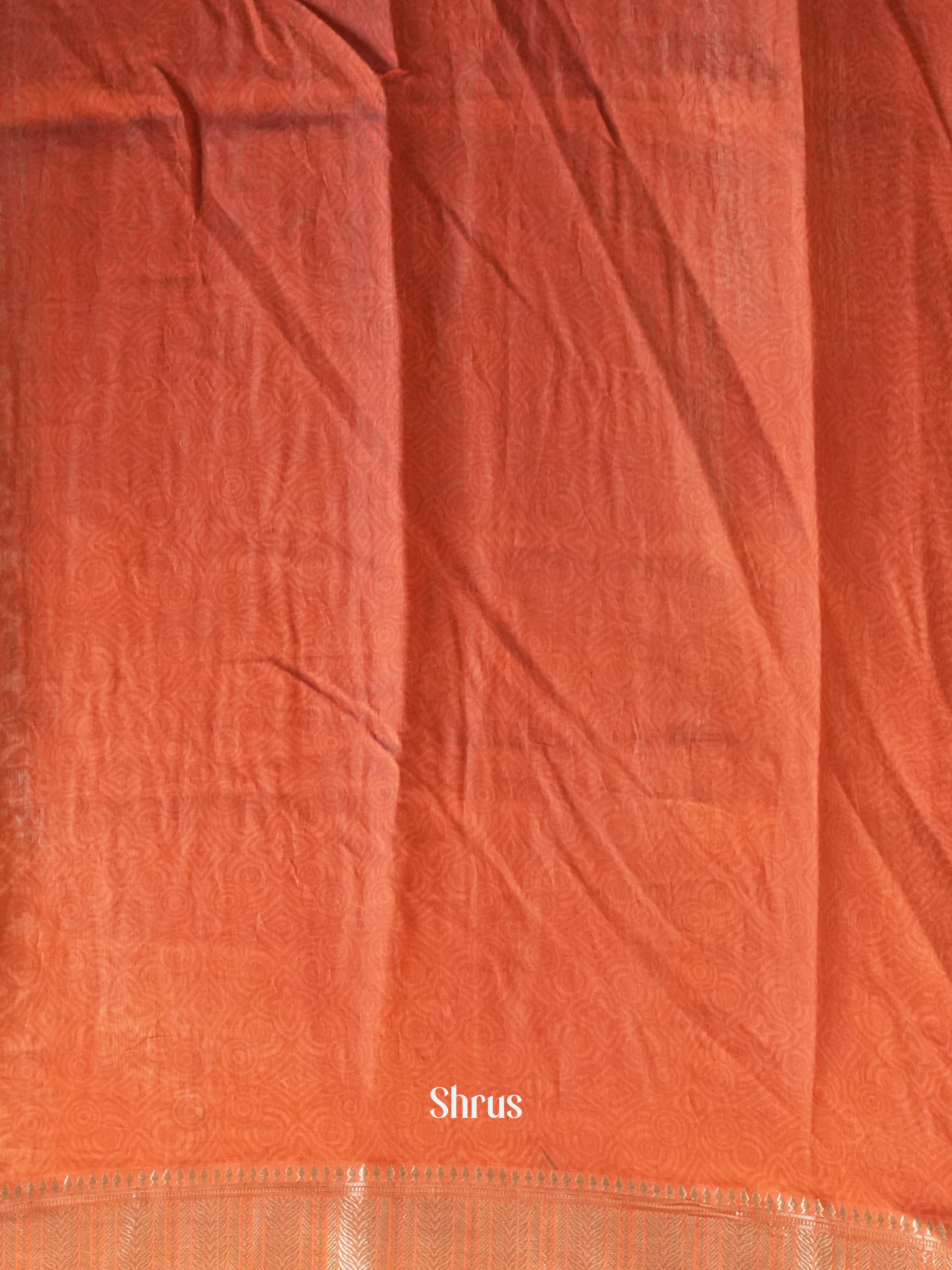 Green & Brick - Art Modal Saree - Shop on Shrus.com
