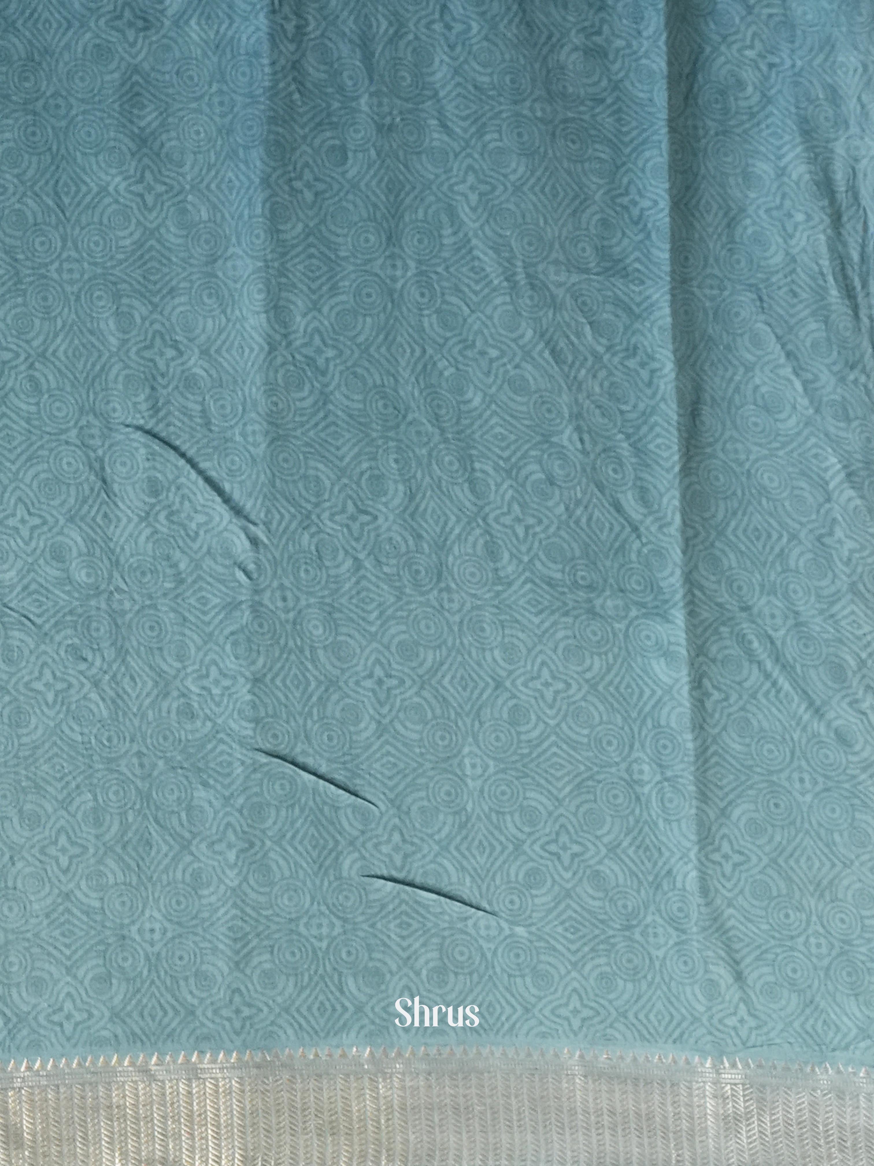 Grey - Art Modal Saree - Shop on Shrus.com