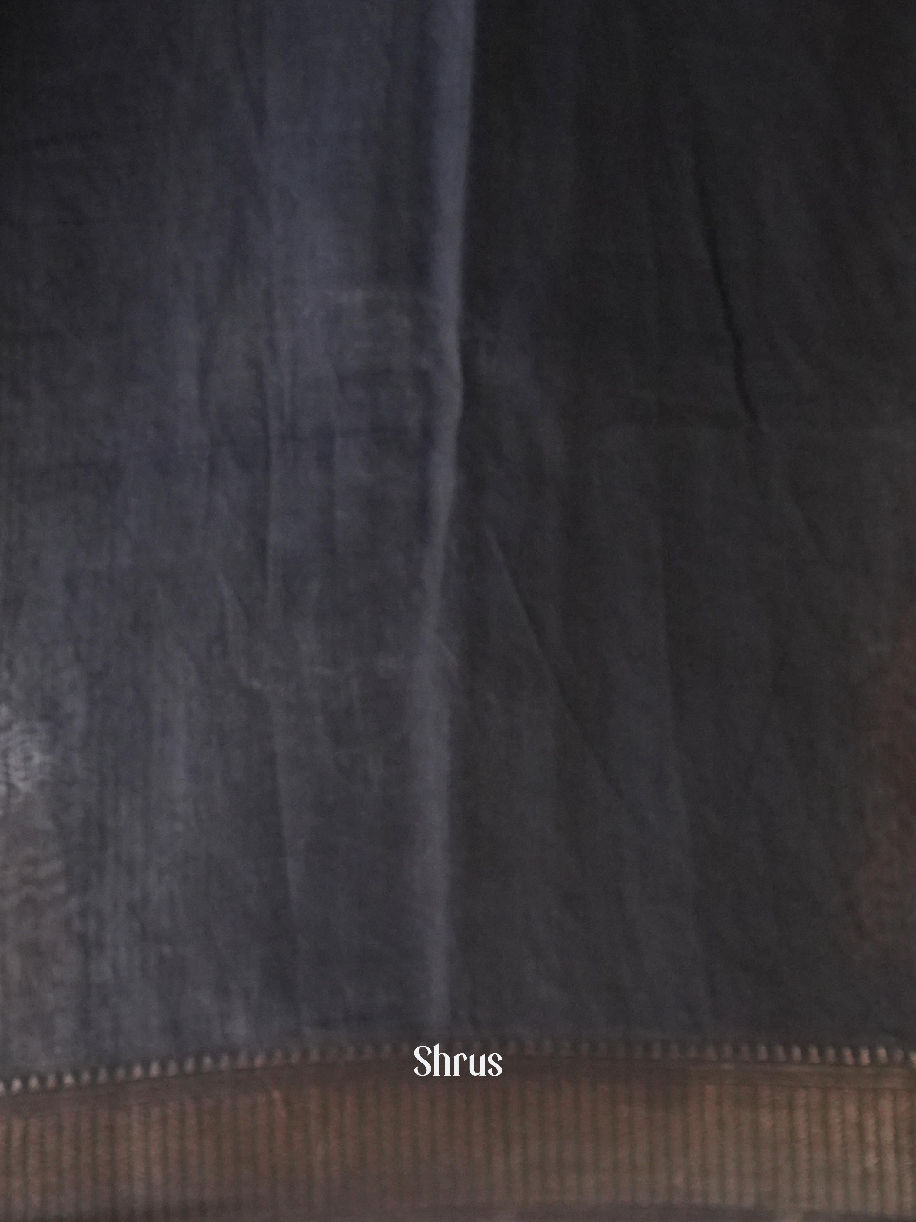 Reddish Pink & Black- Art Modal Saree - Shop on Shrus.com