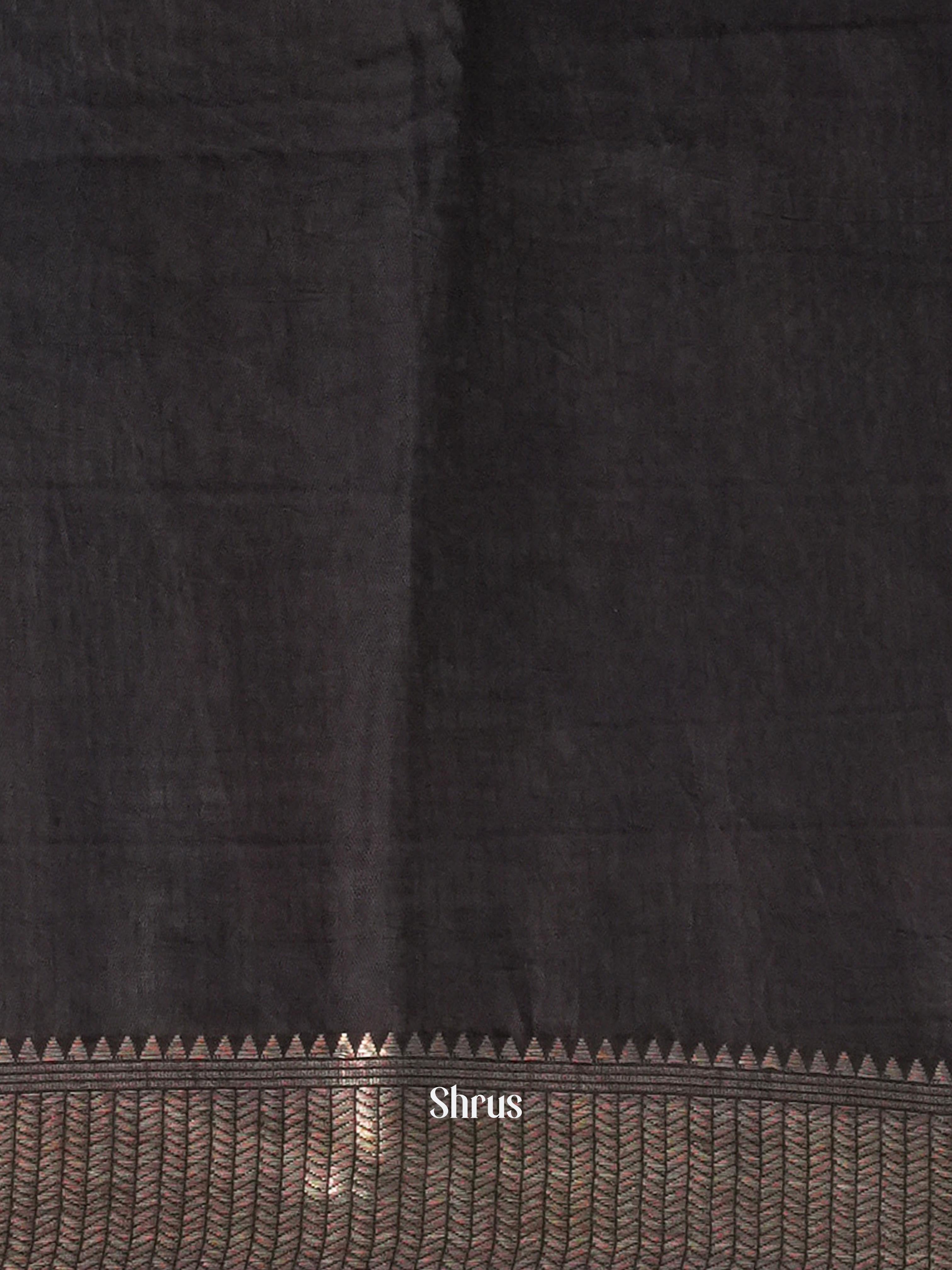 Red & Black - Art Modal Saree - Shop on Shrus.com