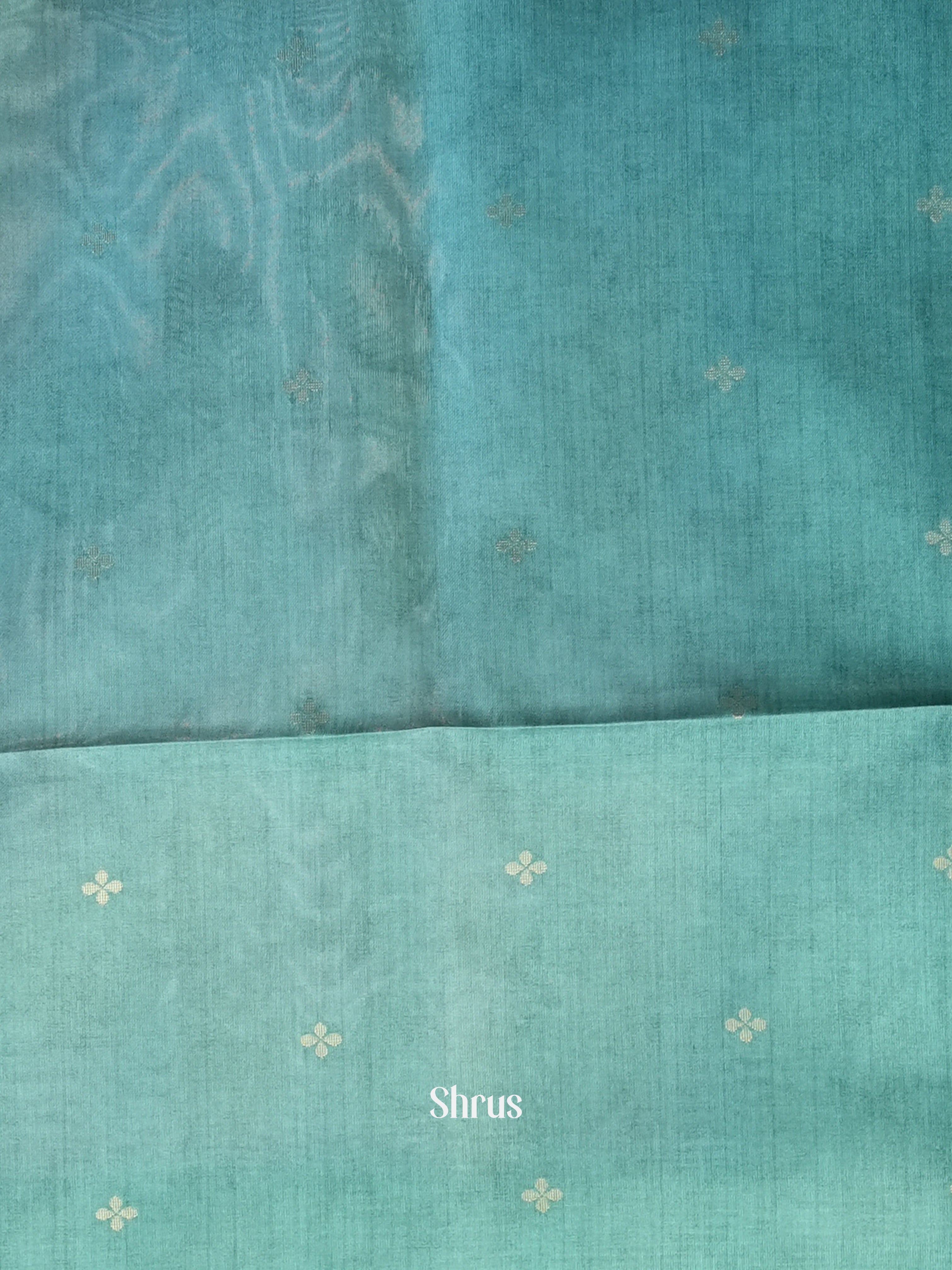 Purple & Green - Semi Tussar Saree - Shop on Shrus.com