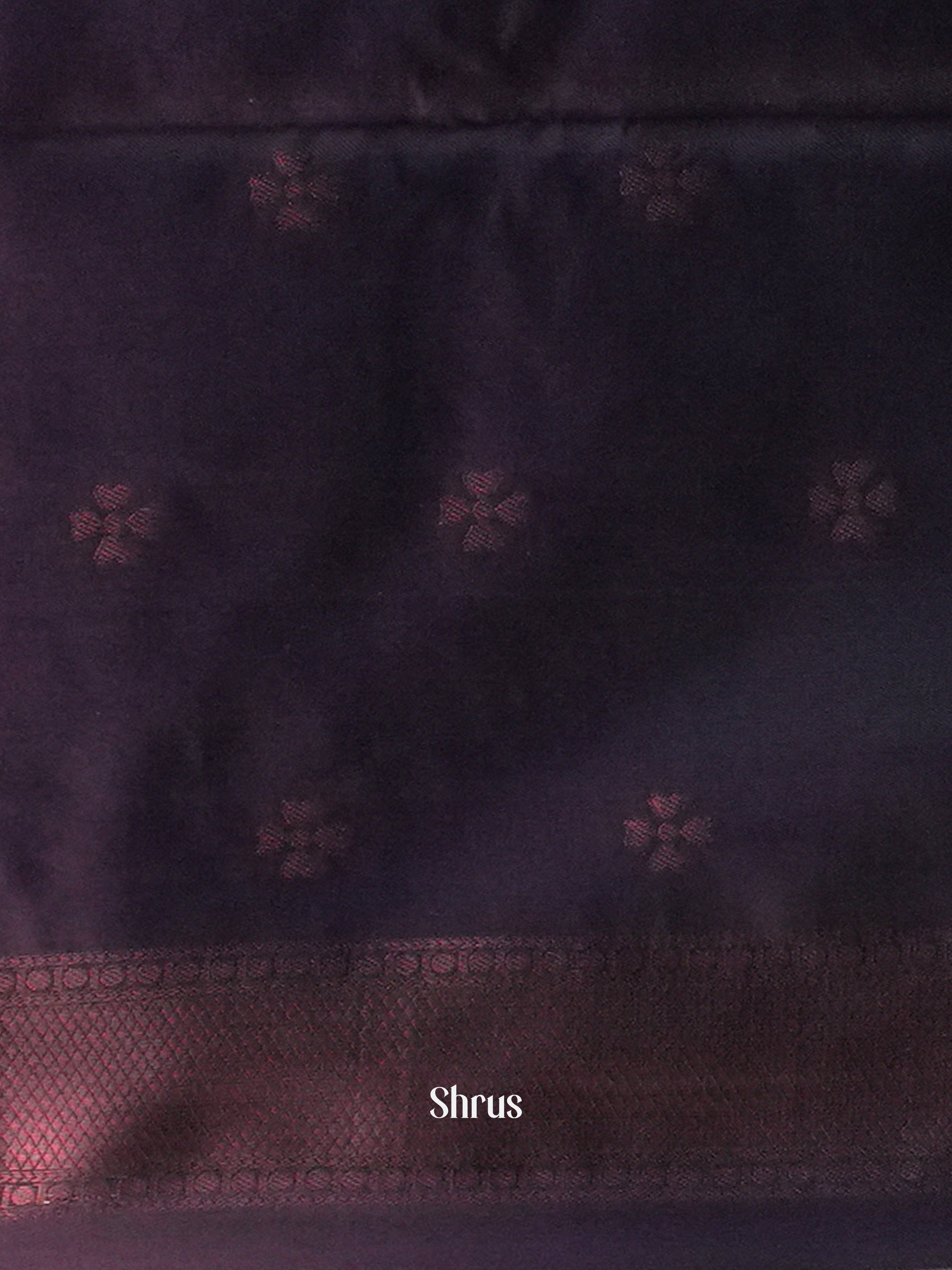 Pista Green & Purple - Semi Softsilk Saree - Shop on Shrus.com