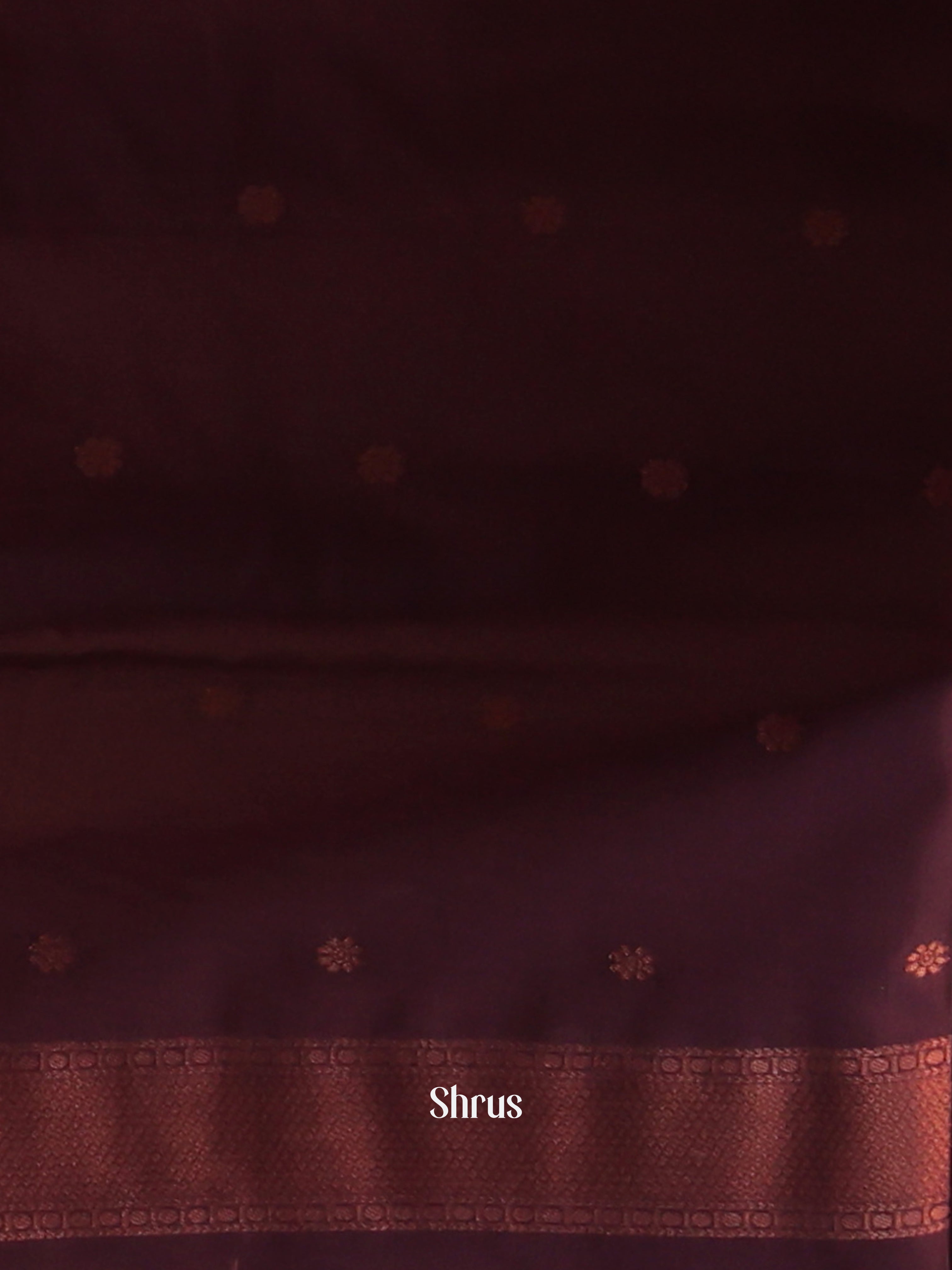 Pastel Pink & Maroon - Semi Softsilk Saree - Shop on Shrus.com