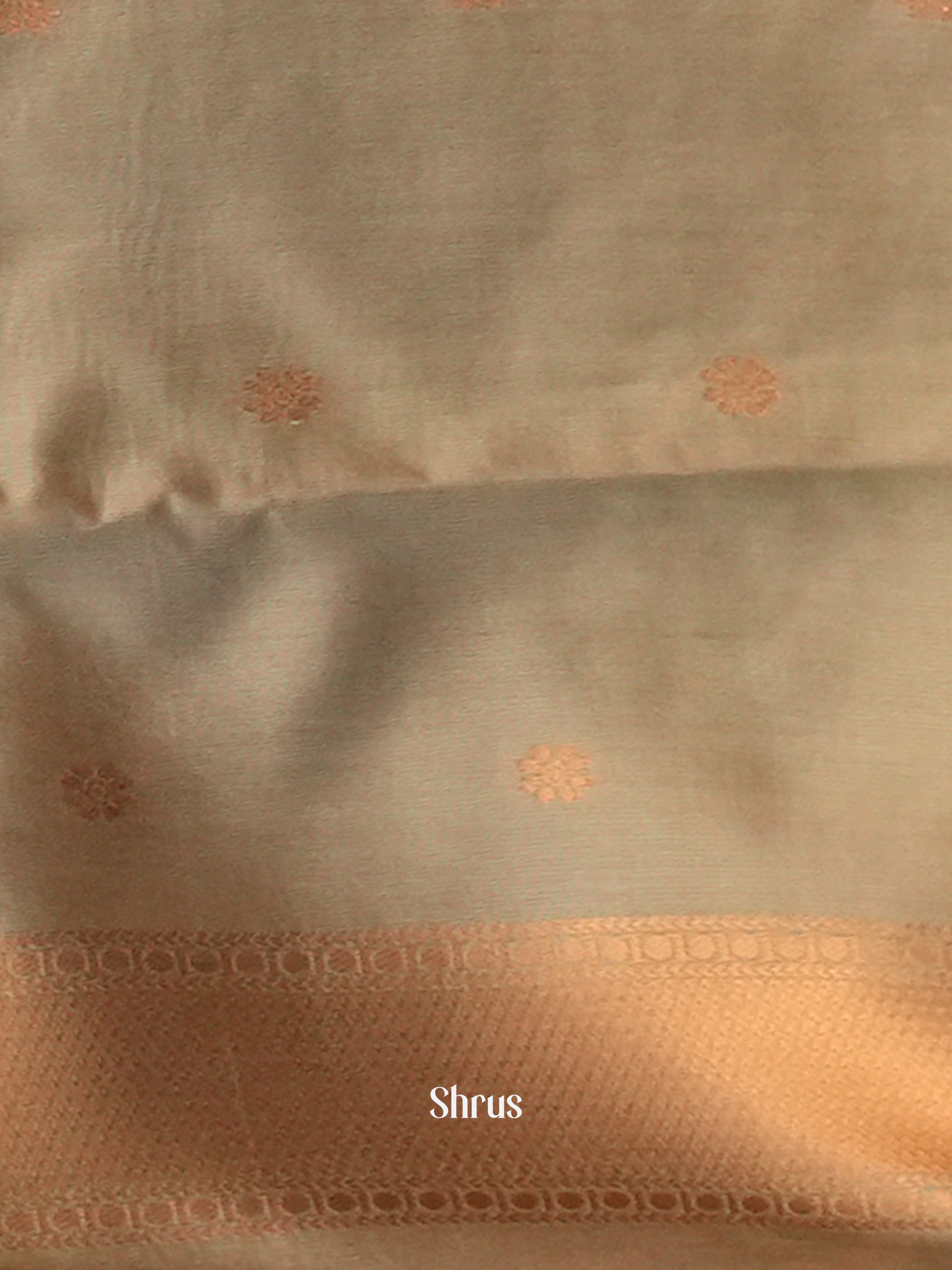 Purple & Grey- Semi Softsilk Saree - Shop on Shrus.com