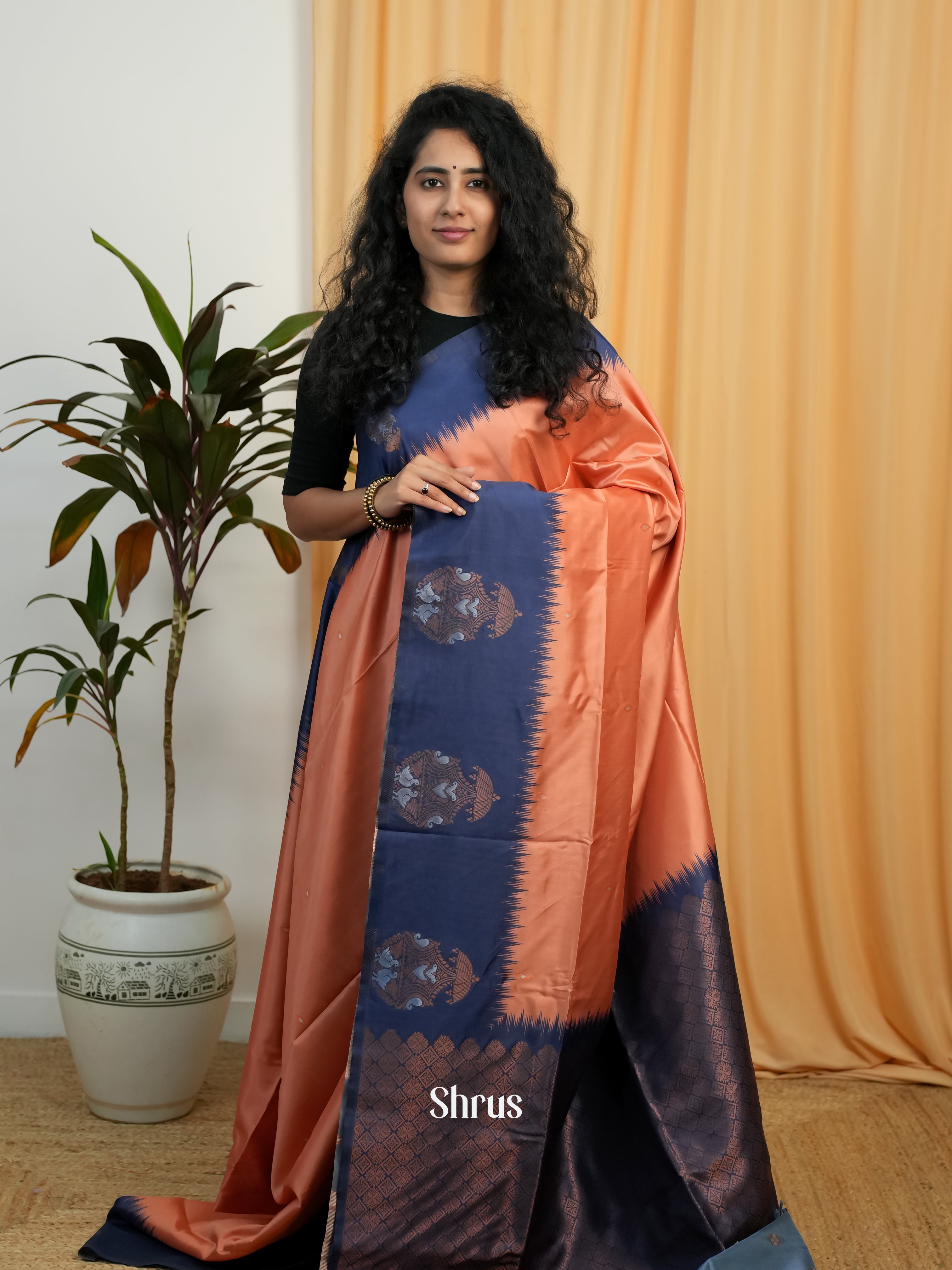 CIS10057 - Semi Softsilk Saree - Shop on Shrus.com