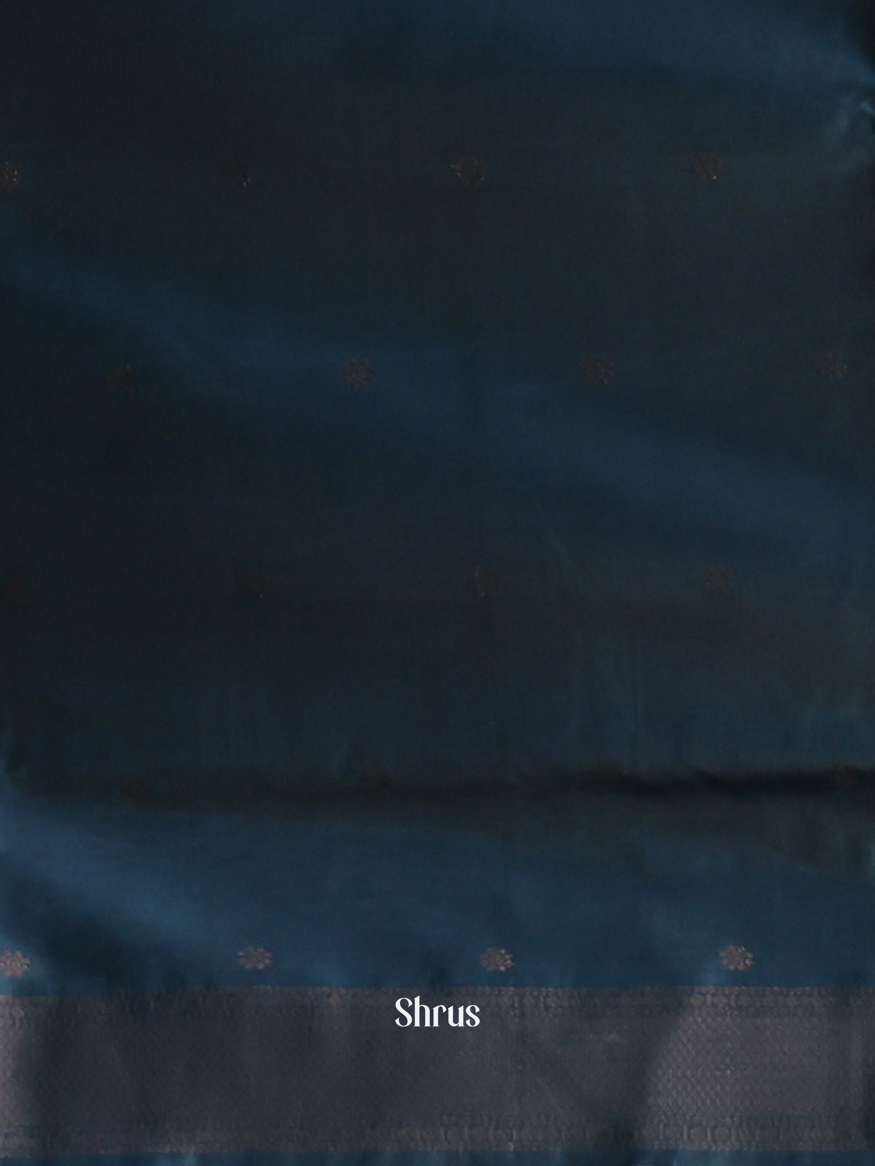 Grey & Blue - Semi Softsilk Saree - Shop on Shrus.com