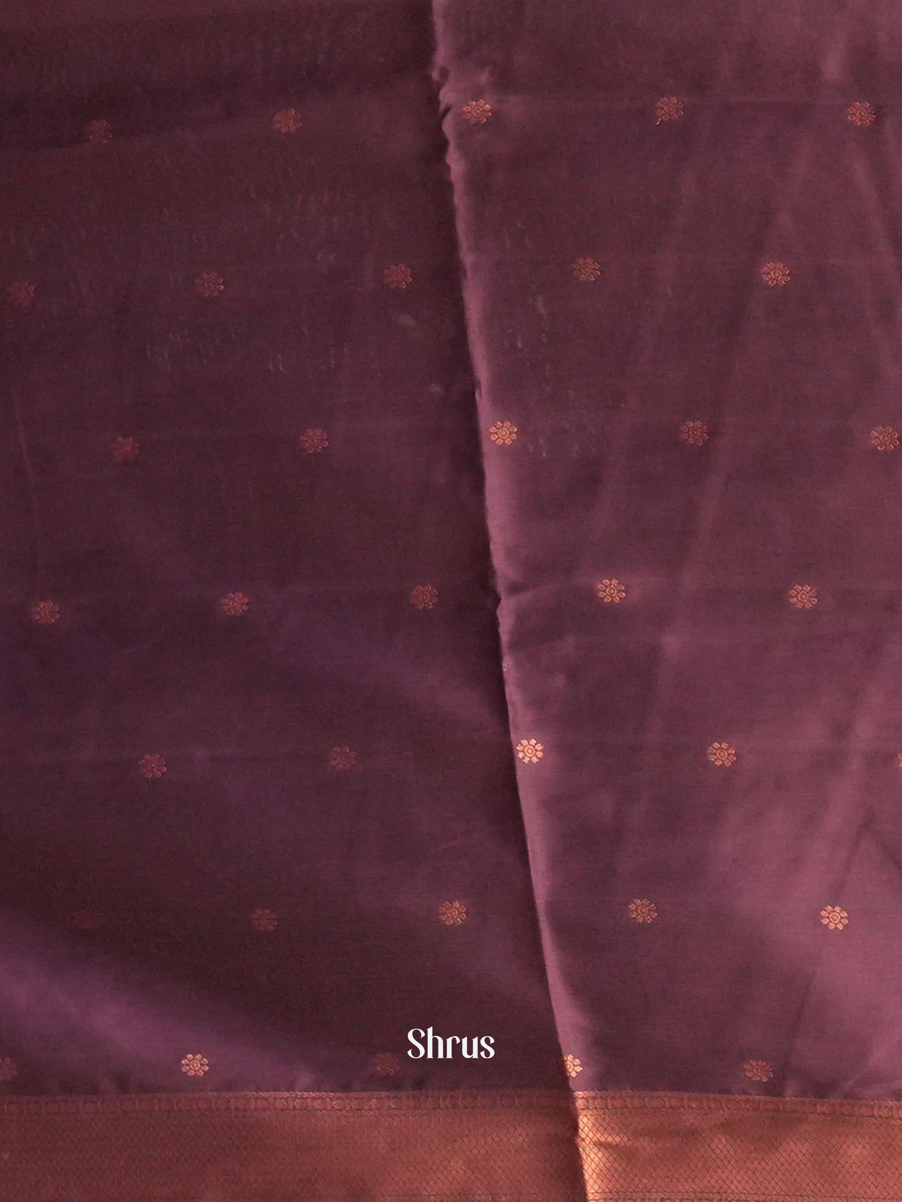 Pink & Purple- Semi Softsilk Saree - Shop on Shrus.com