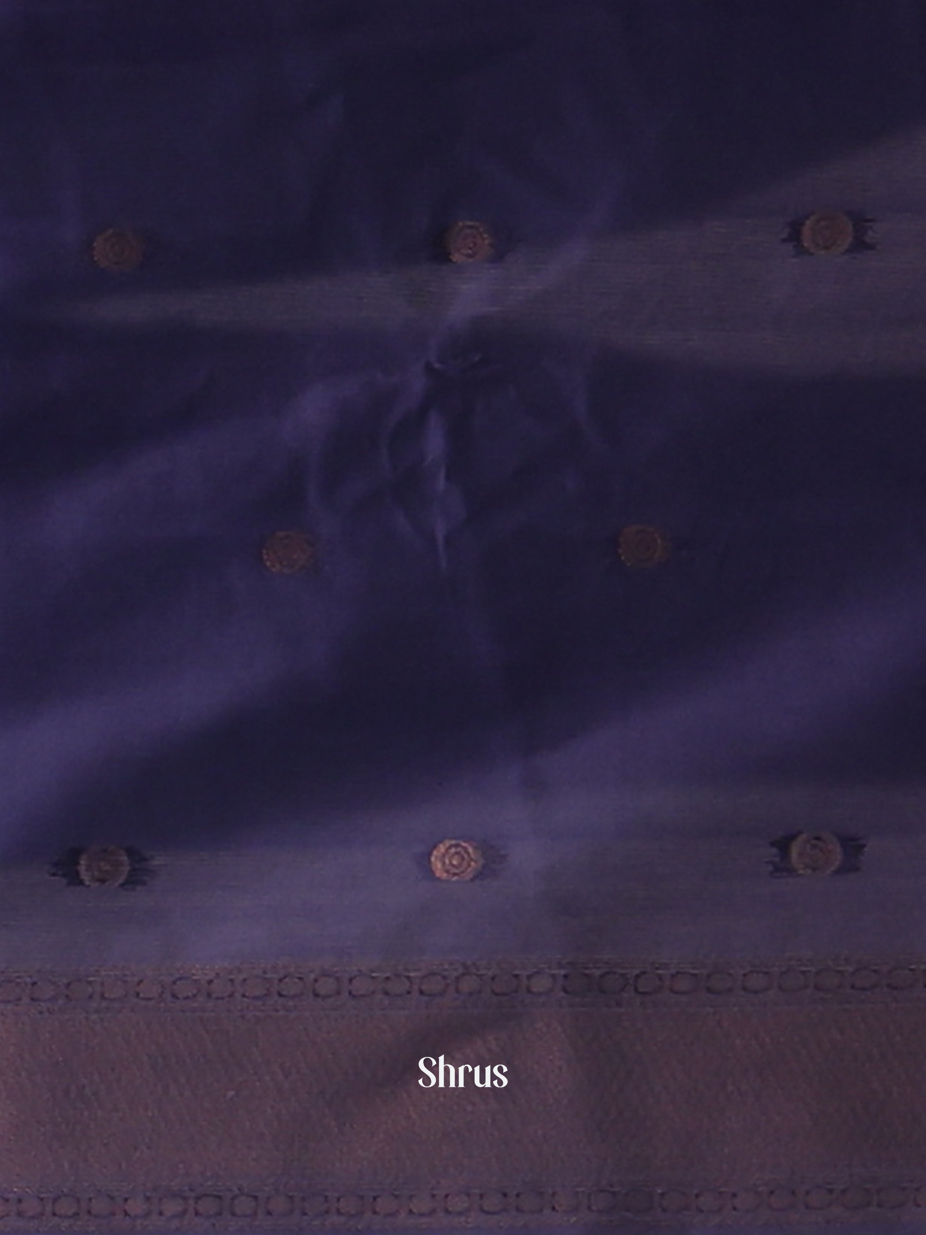 Peach & Blue- Semi Softsilk Saree - Shop on Shrus.com