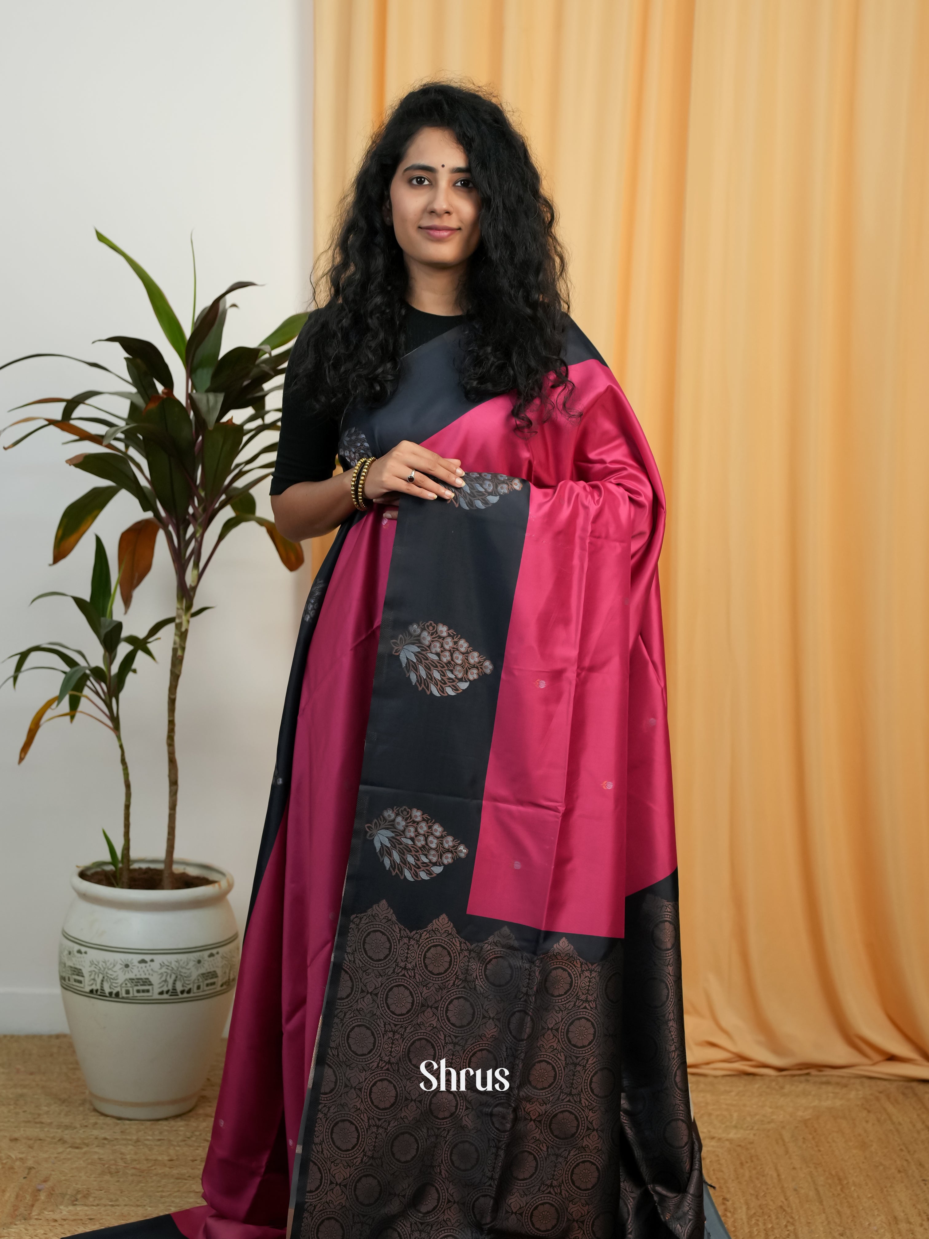 CIS10100 - Semi Softsilk Saree - Shop on Shrus.com