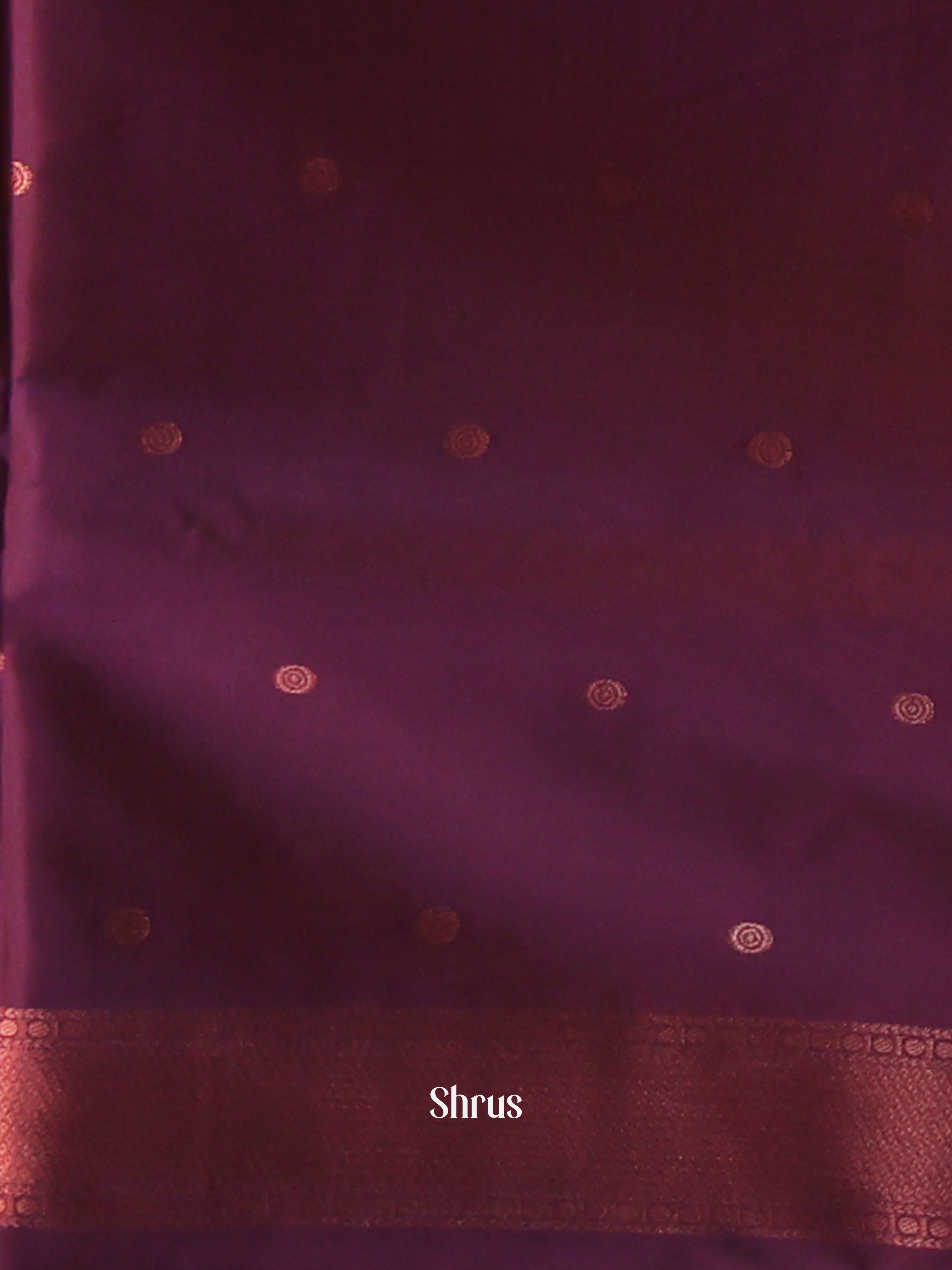 Pastel Green & Purple - Semi Softsilk Saree - Shop on Shrus.com