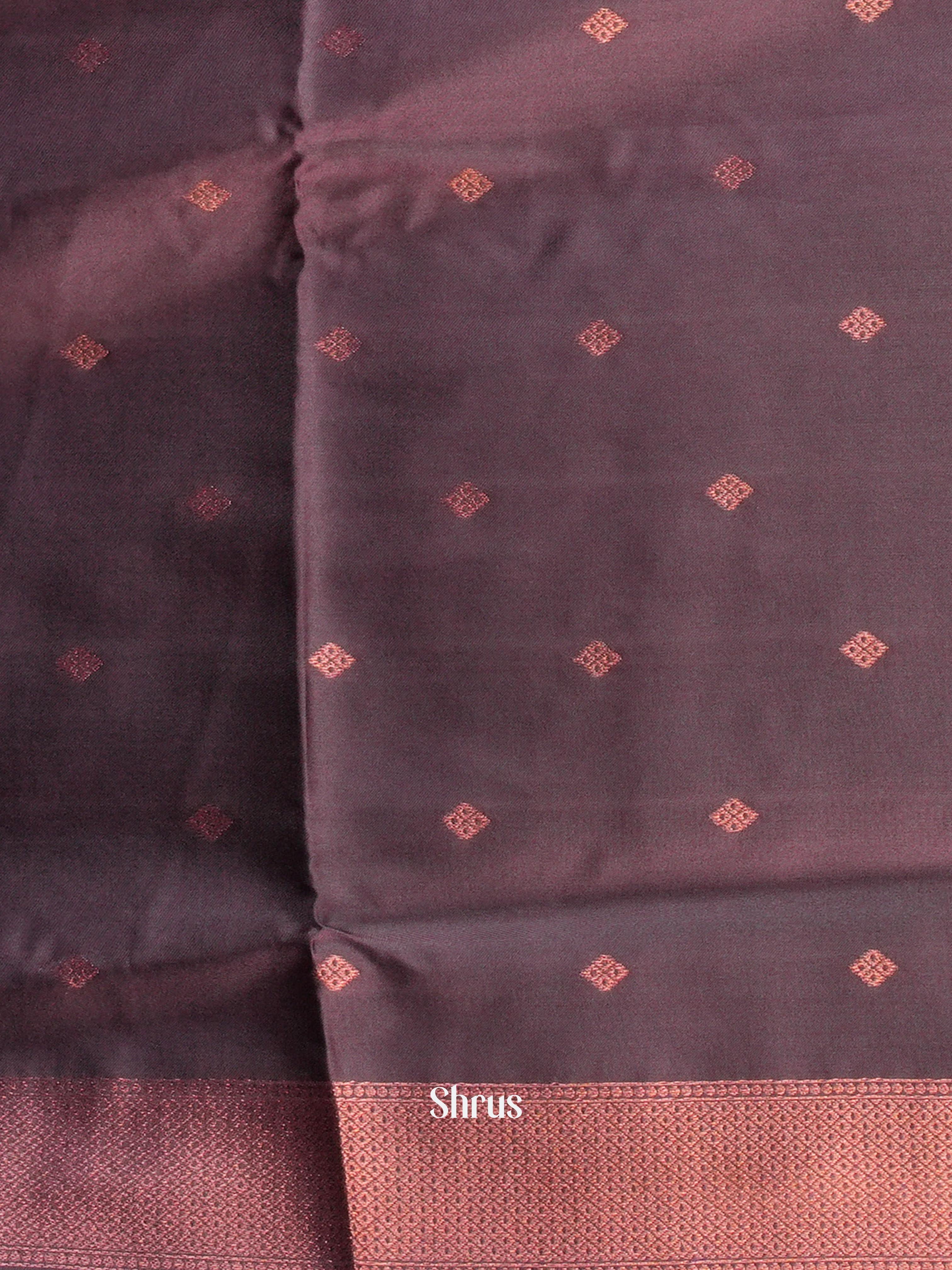 Pink & Purple- Semi Softsilk Saree - Shop on Shrus.com