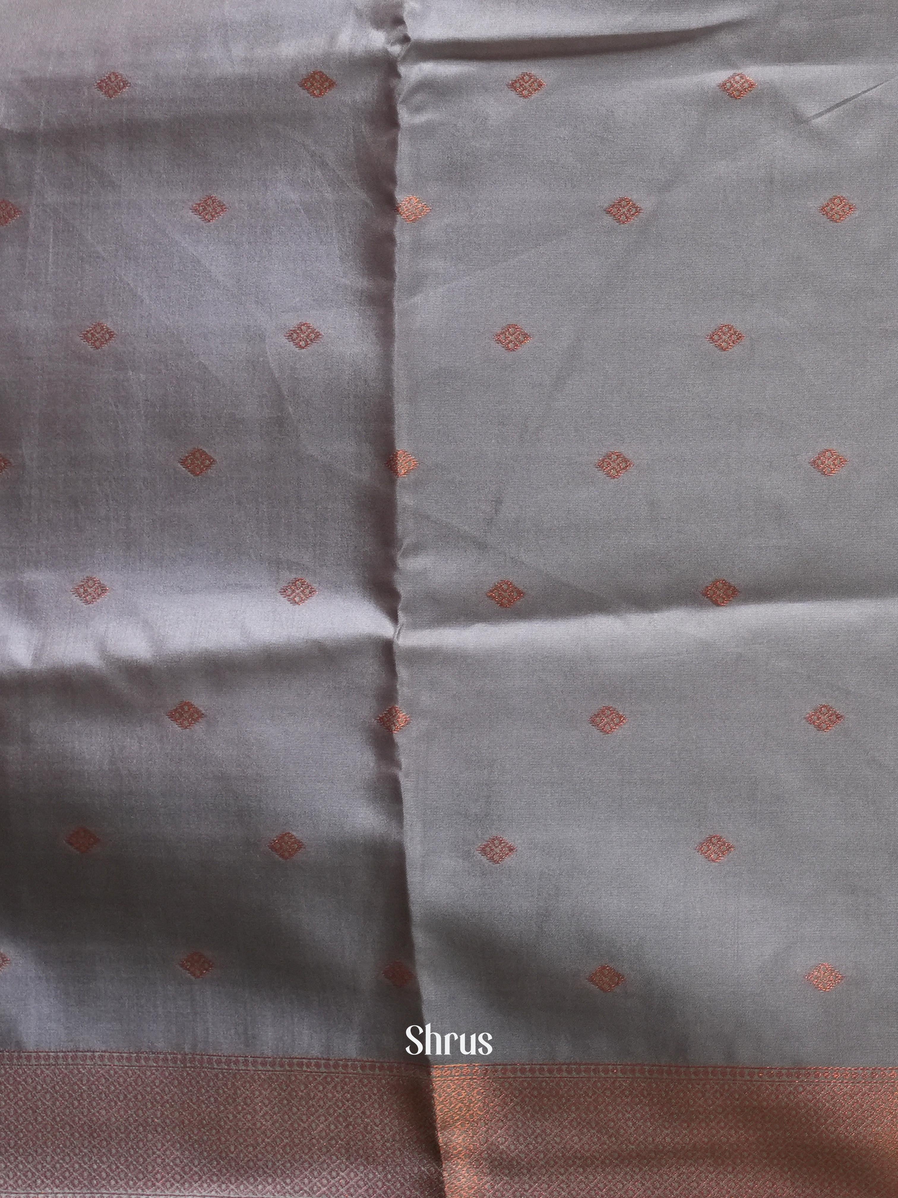 Blue & Green- Semi Softsilk Saree - Shop on Shrus.com