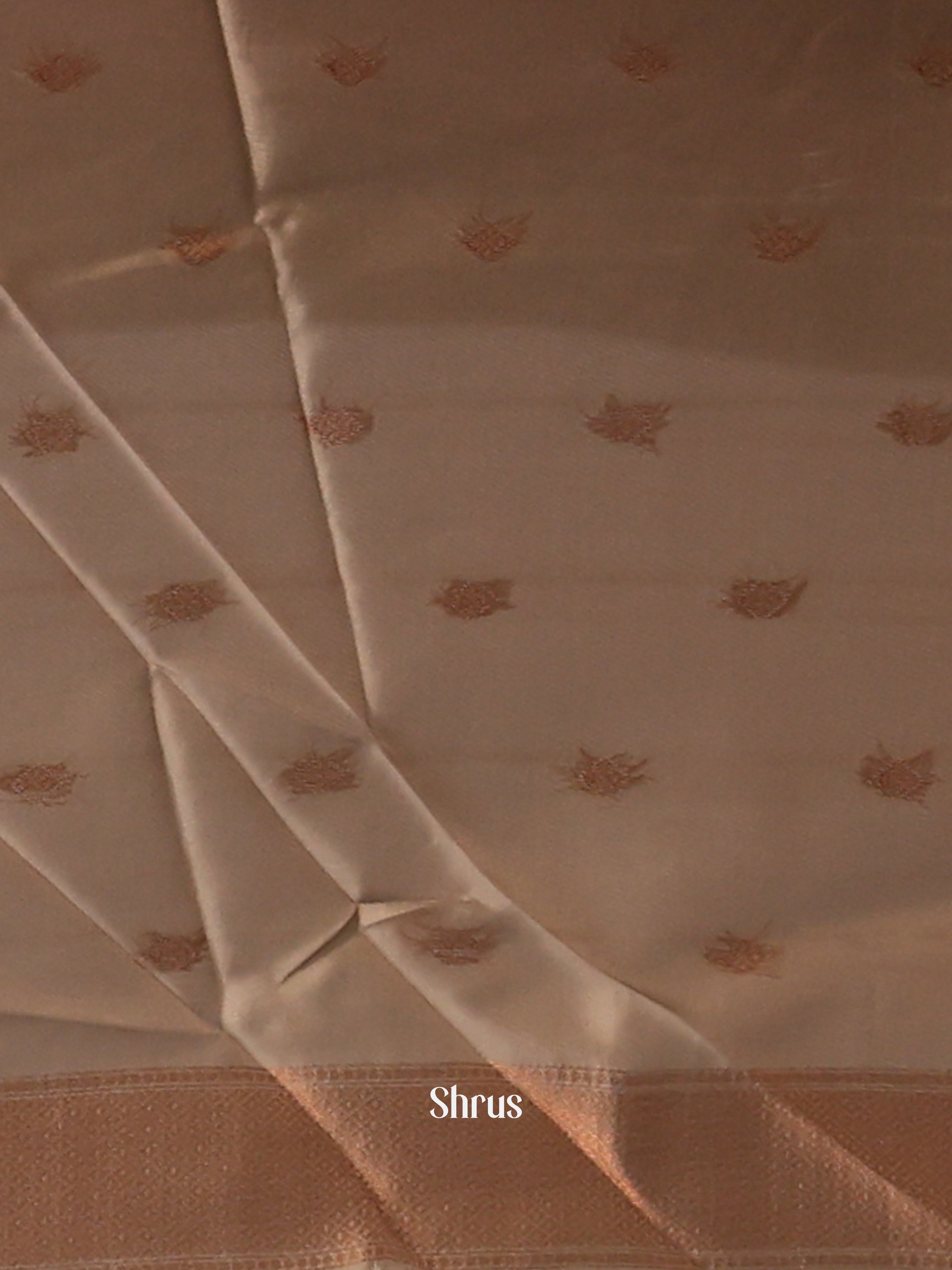 Purple & Grey - Semi Softsilk Saree - Shop on Shrus.com