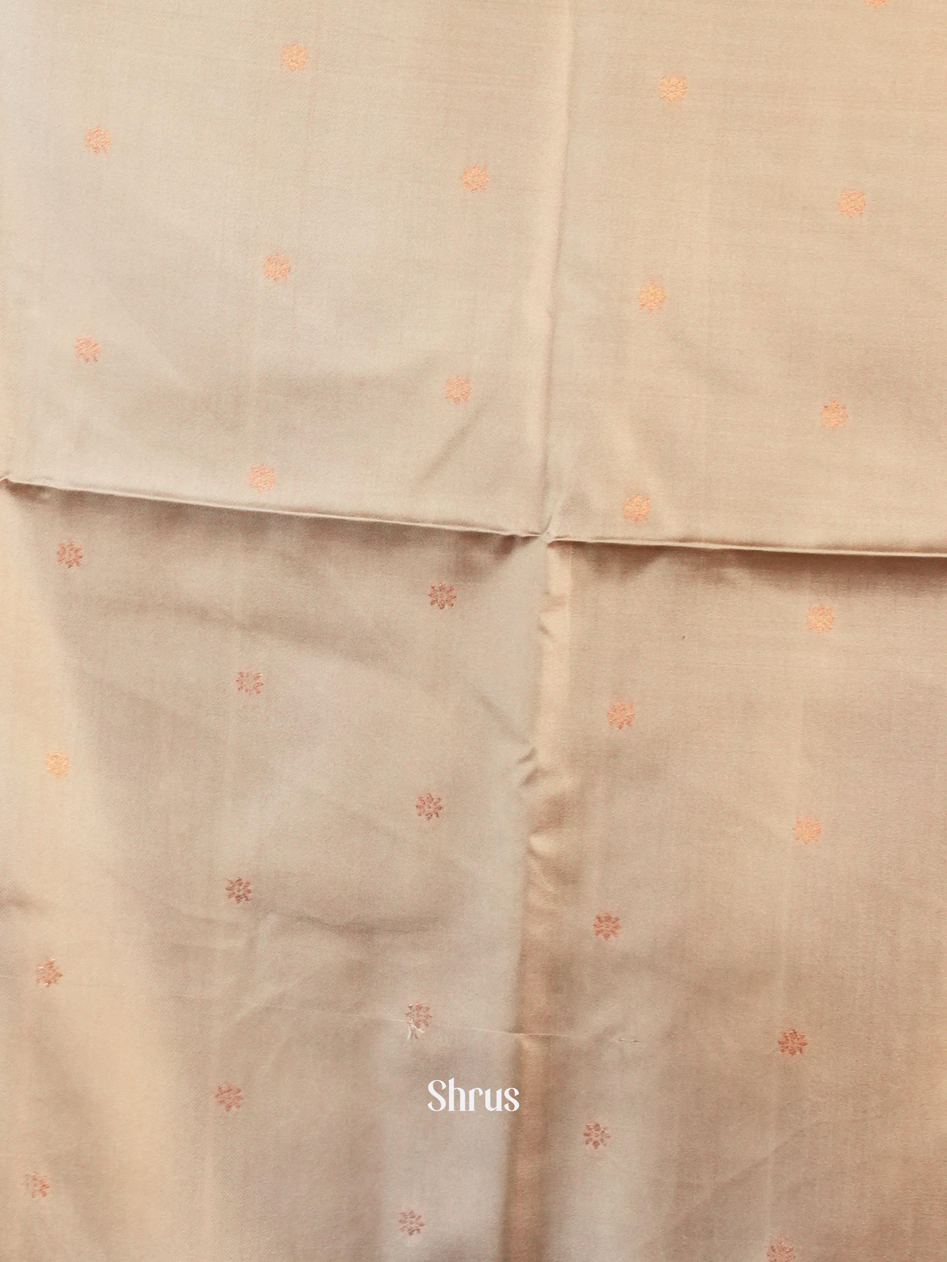 Purple & Grey- Semi Softsilk Saree - Shop on Shrus.com
