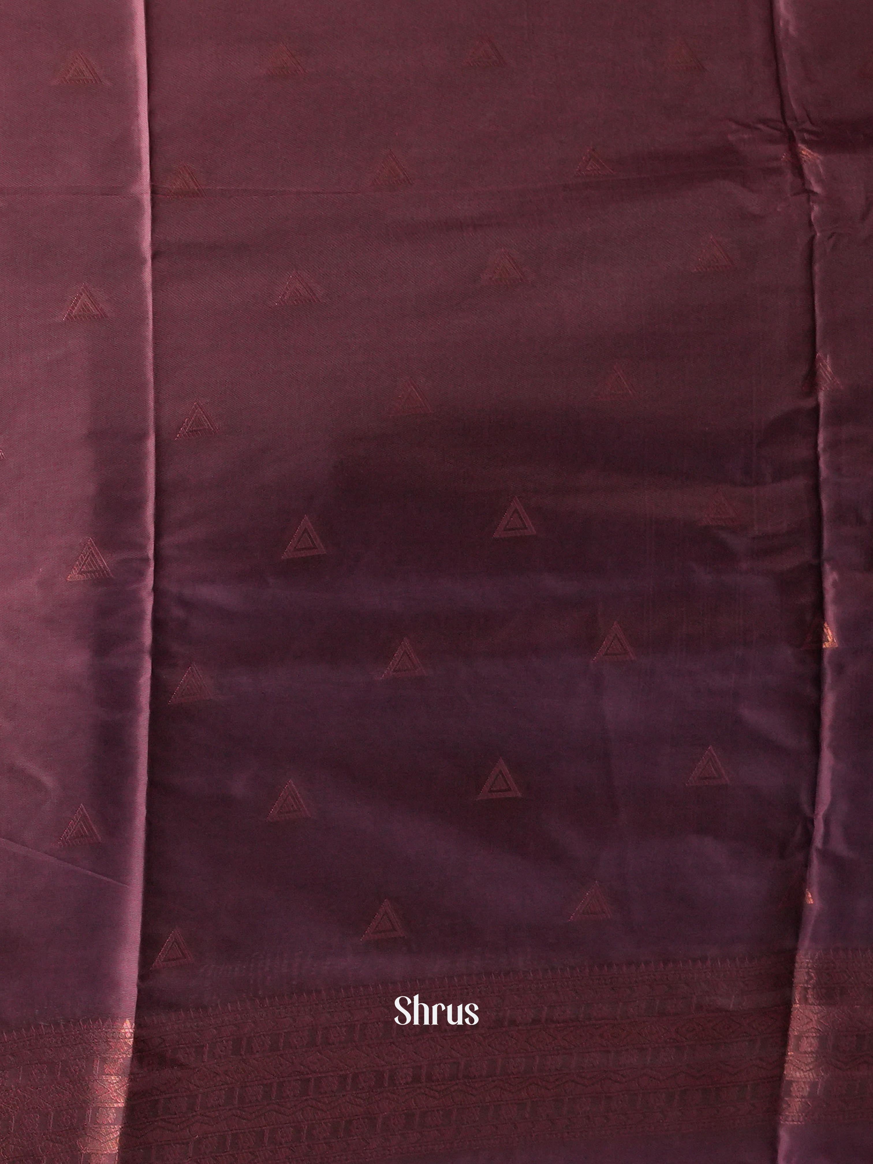 Pink & Purple- Semi Softsilk Saree - Shop on Shrus.com