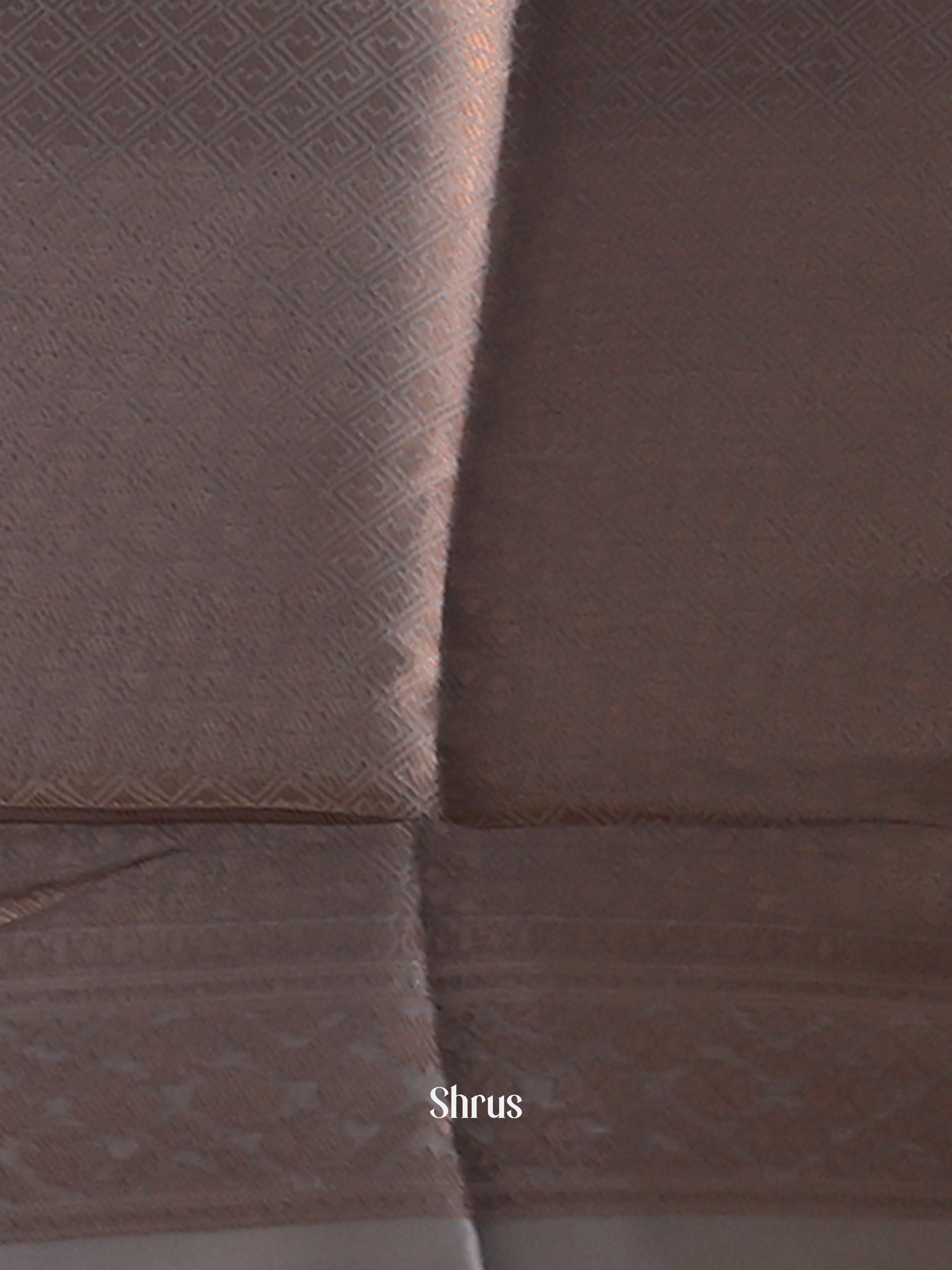 Blue & Grey - Semi Softsilk Saree - Shop on Shrus.com