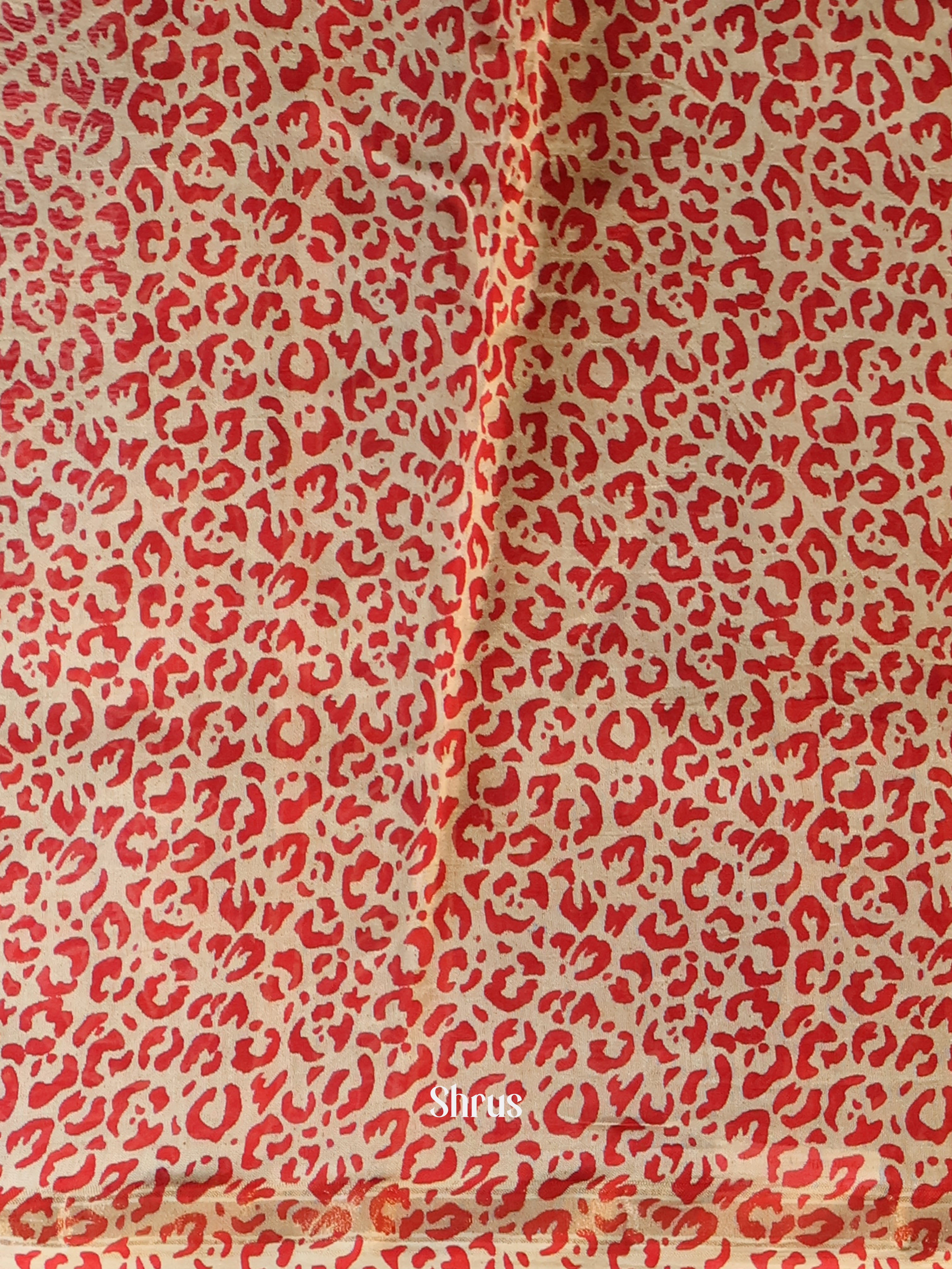 Black & Red - Maheshwari silkcotton Saree - Shop on Shrus.com