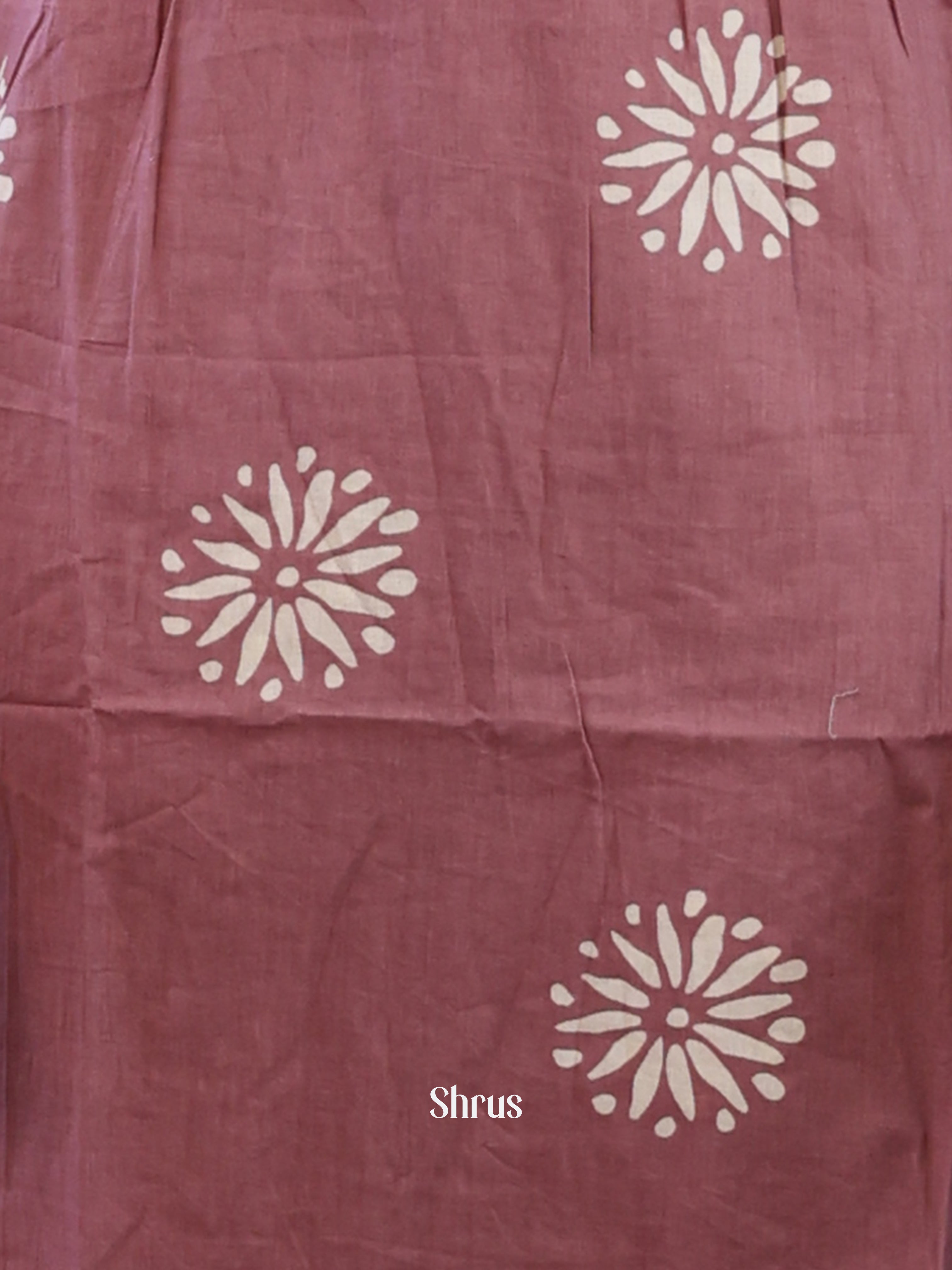 Brown -3pc bhatik print Readymade Suits - Shop on Shrus.com