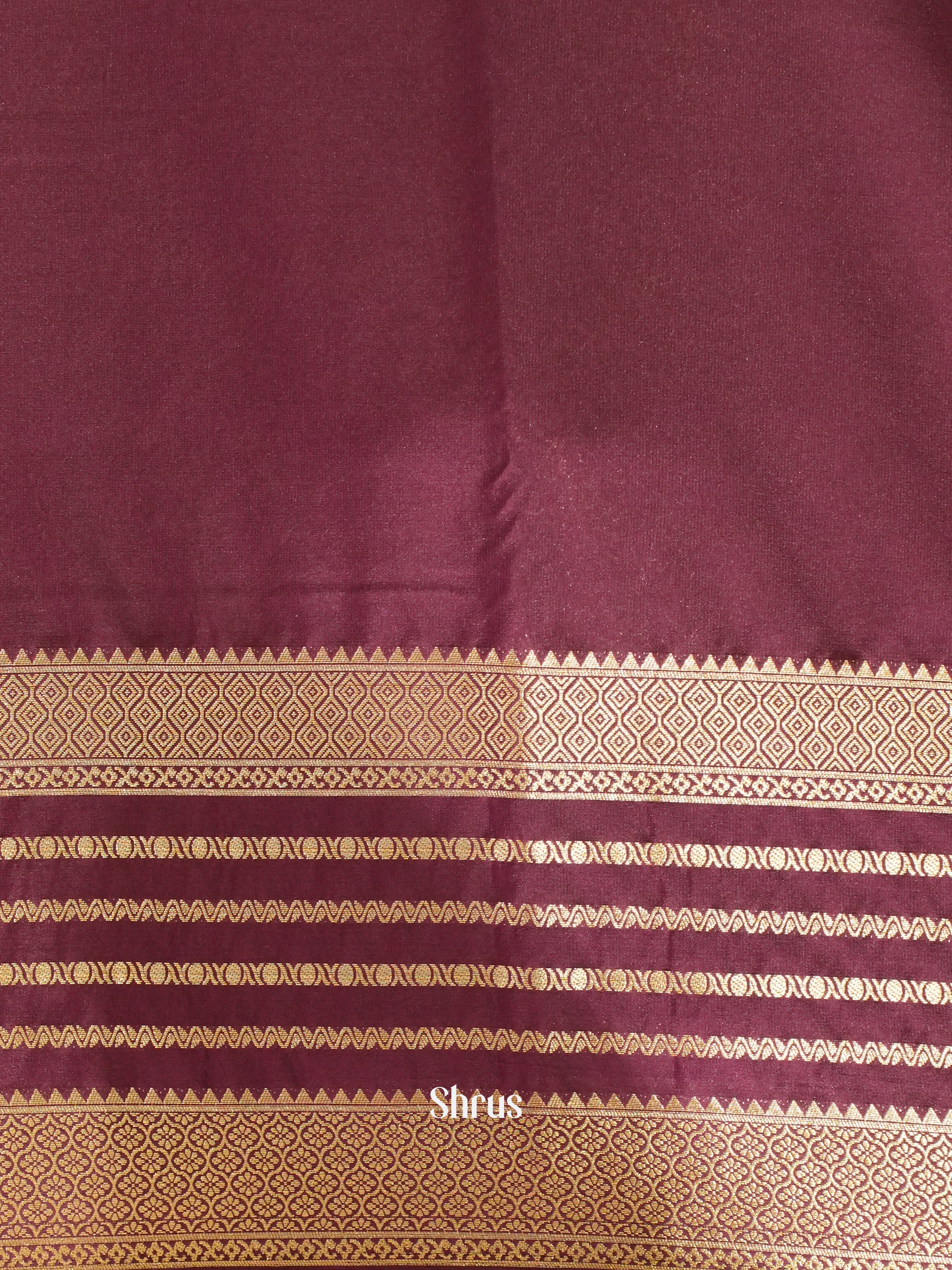 Onion Pink & Purple - Mysoresilk-halfpure Saree - Shop on Shrus.com