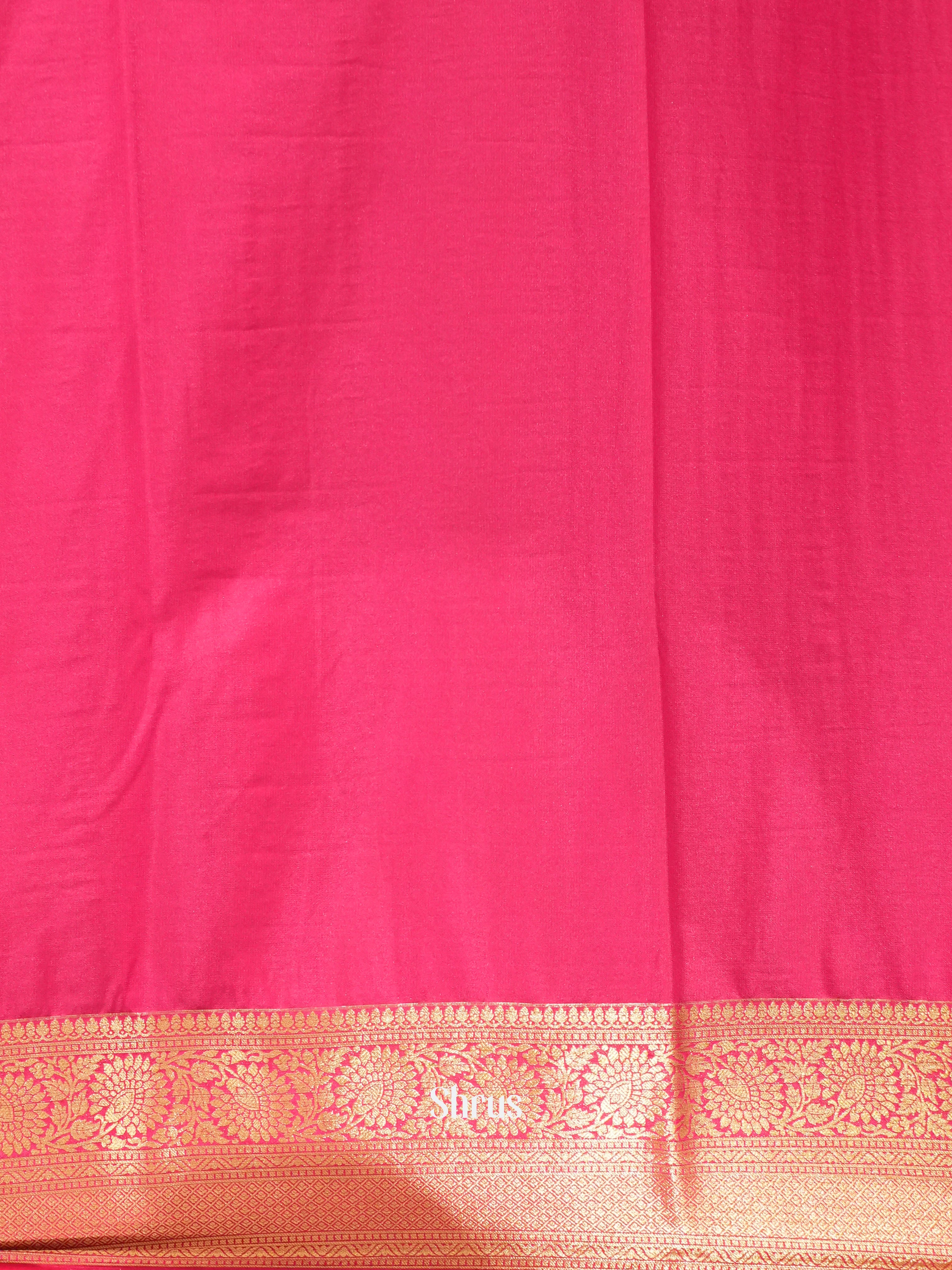 Pink - Mysoresilk-halfpure Saree - Shop on Shrus.com