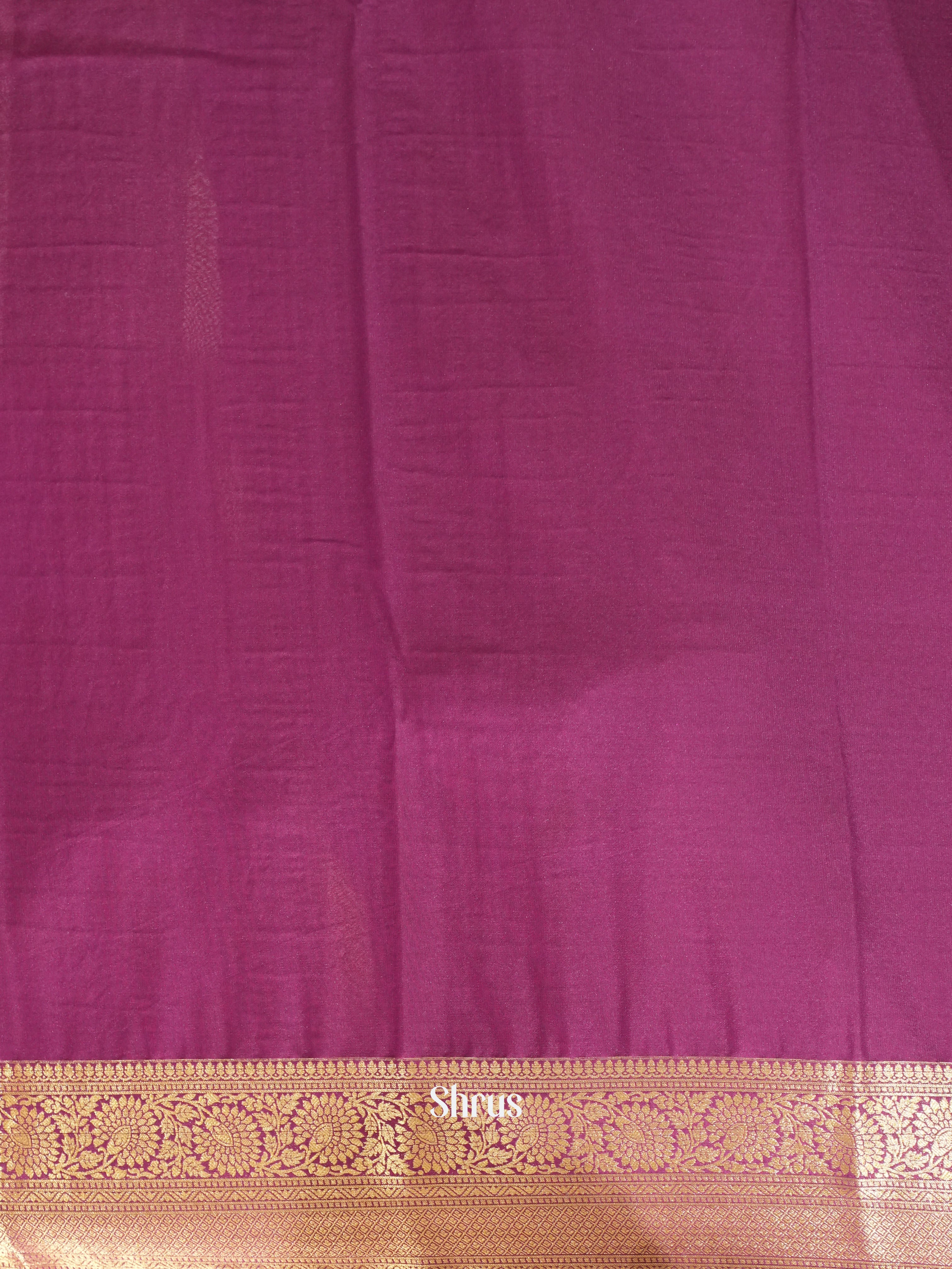 Purple - Mysoresilk-halfpure Saree - Shop on Shrus.com