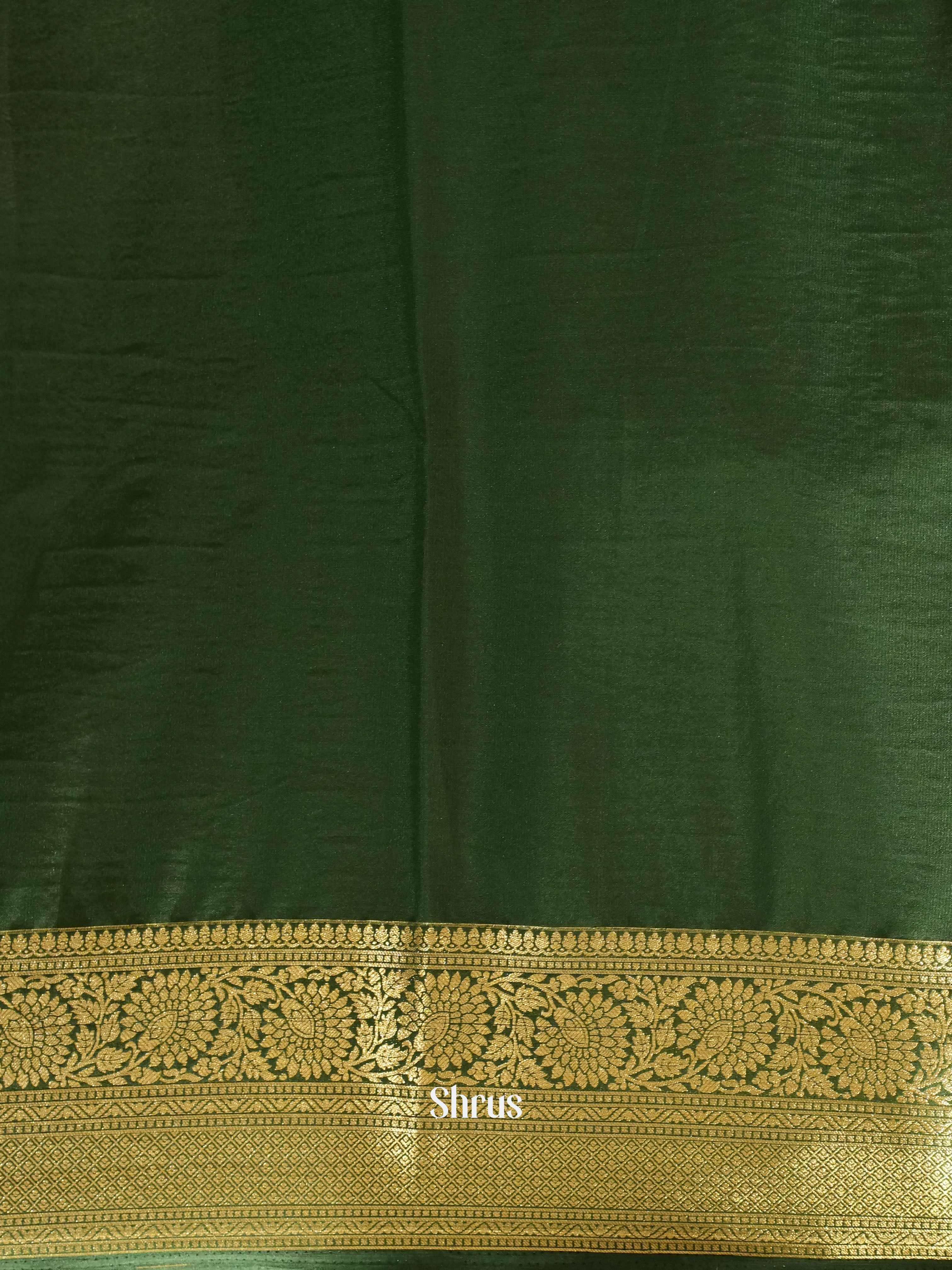 Green - Mysoresilk-halfpure Saree - Shop on Shrus.com