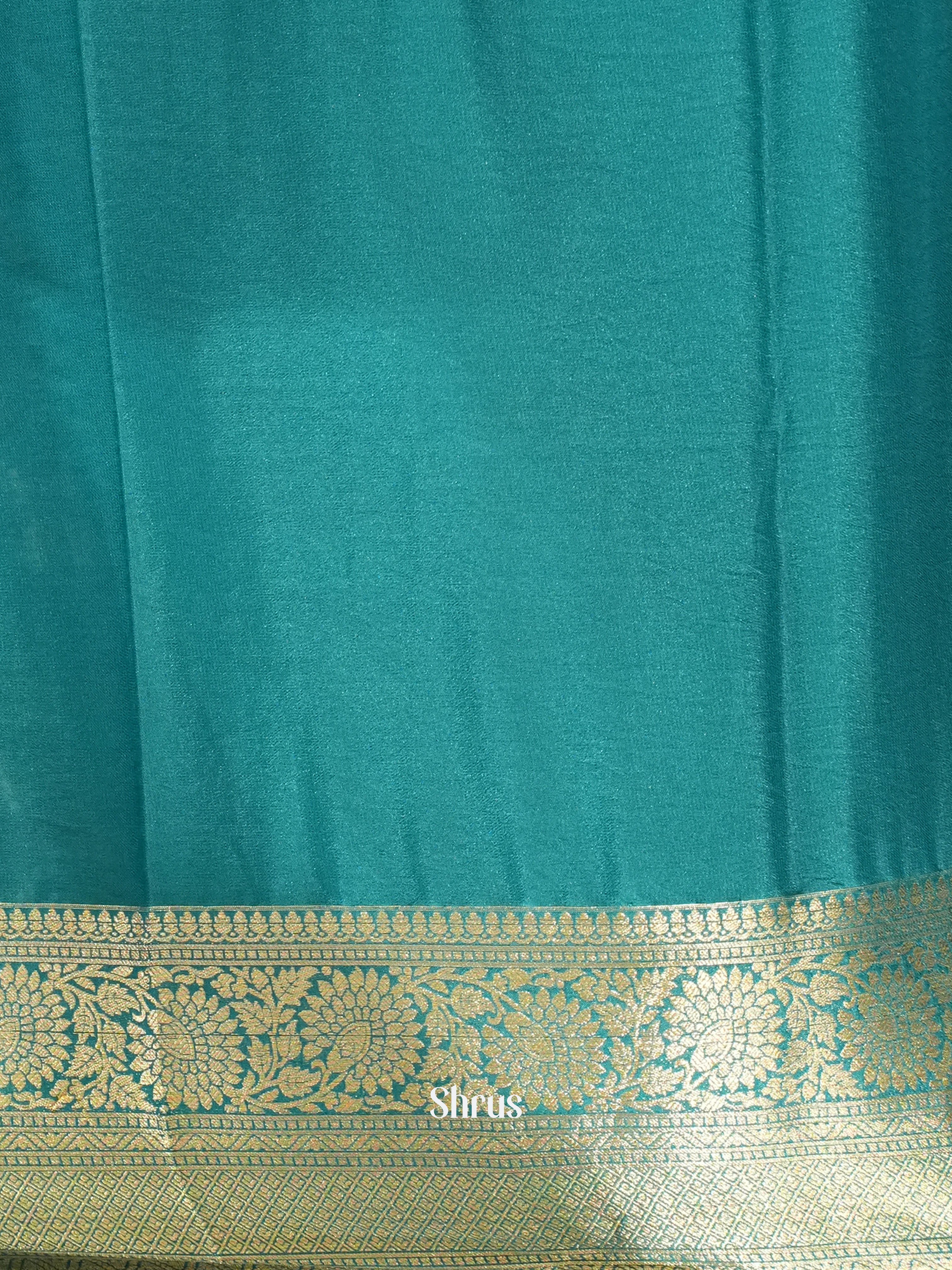 Green- Mysoresilk-halfpure Saree - Shop on Shrus.com