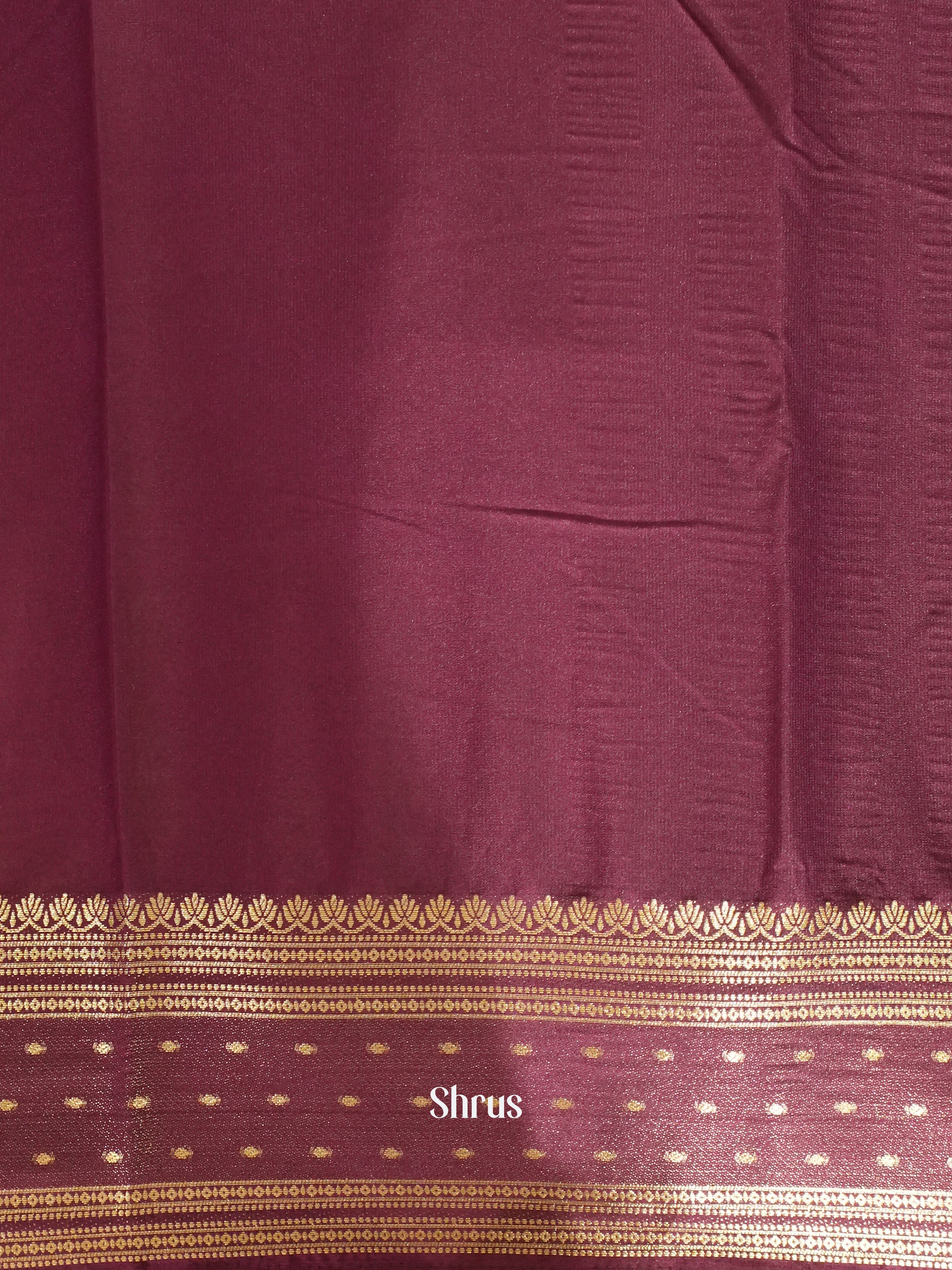 Onion Pink & Purple - Mysoresilk-halfpure Saree - Shop on Shrus.com