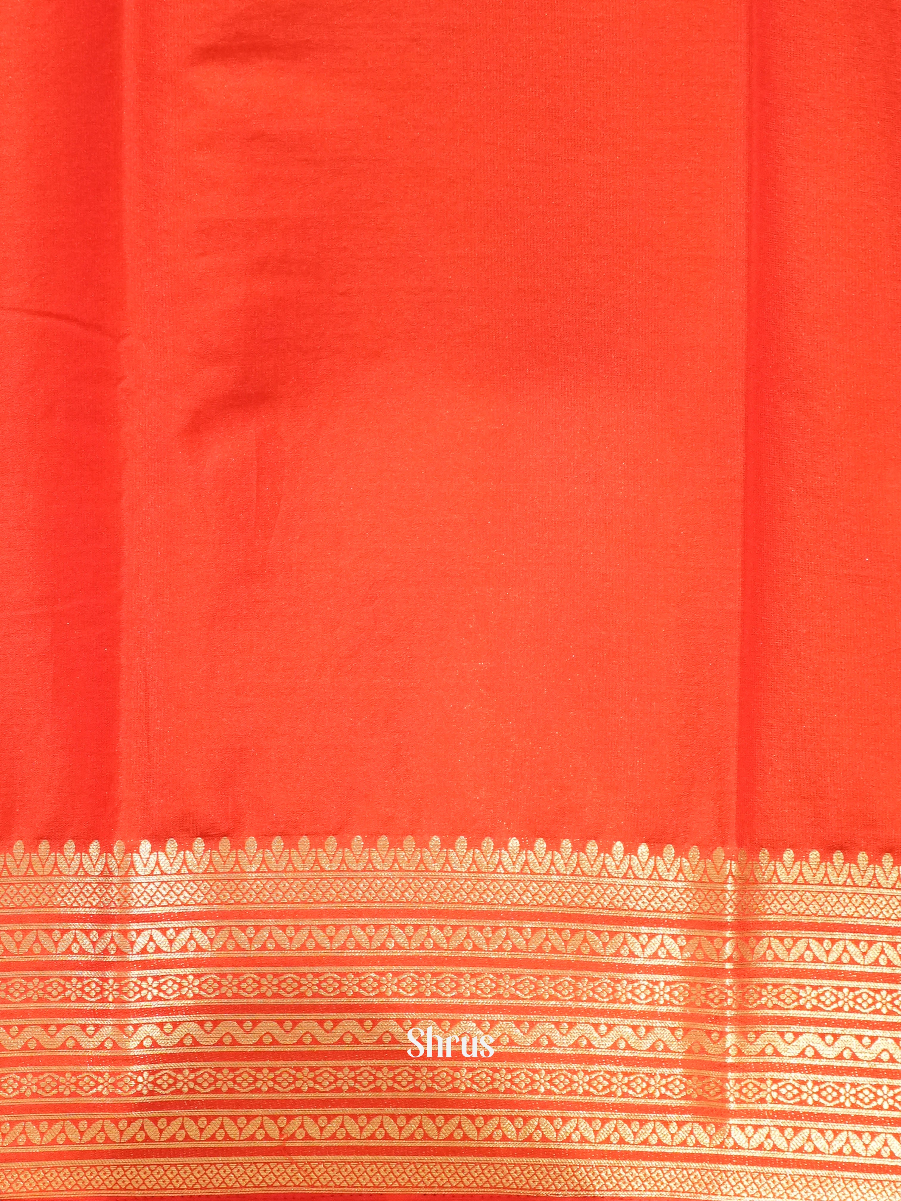 Purple & Red - Mysoresilk-halfpure Saree - Shop on Shrus.com