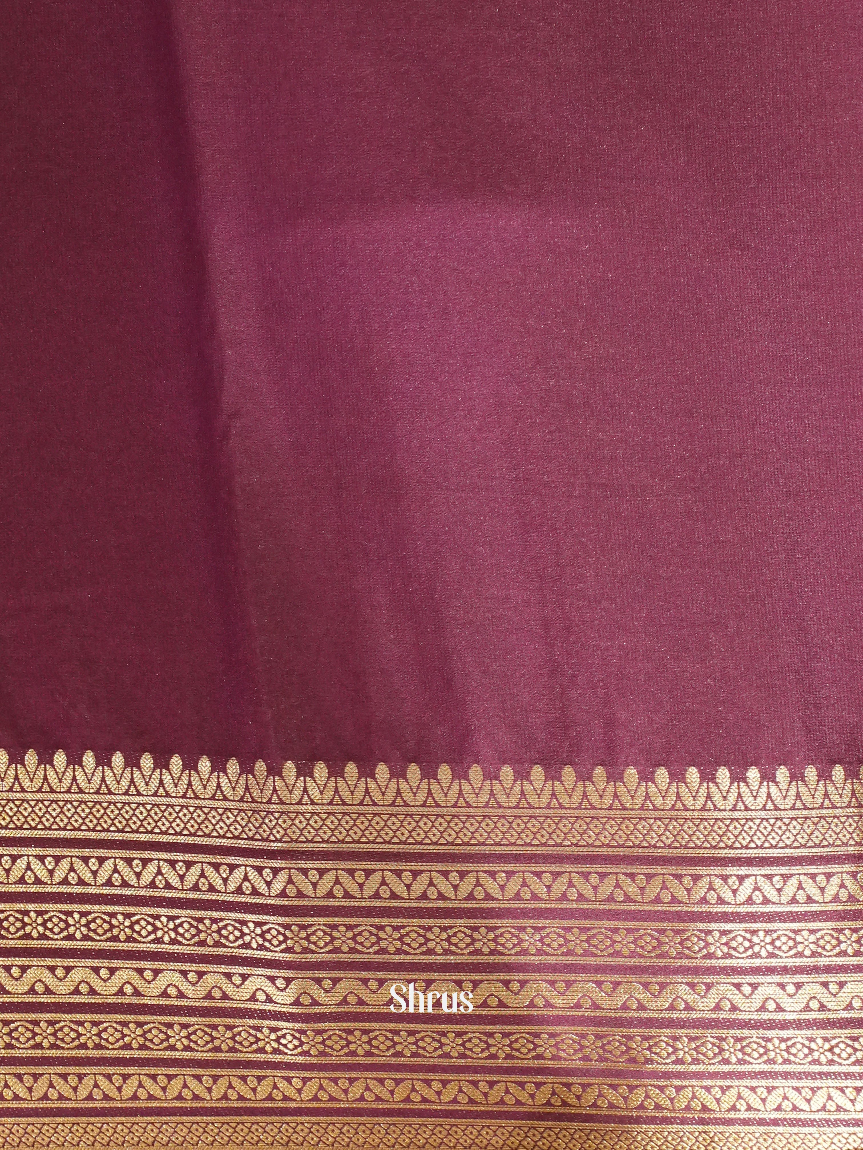 Onion pInk & Purple - Mysoresilk-halfpure Saree - Shop on Shrus.com