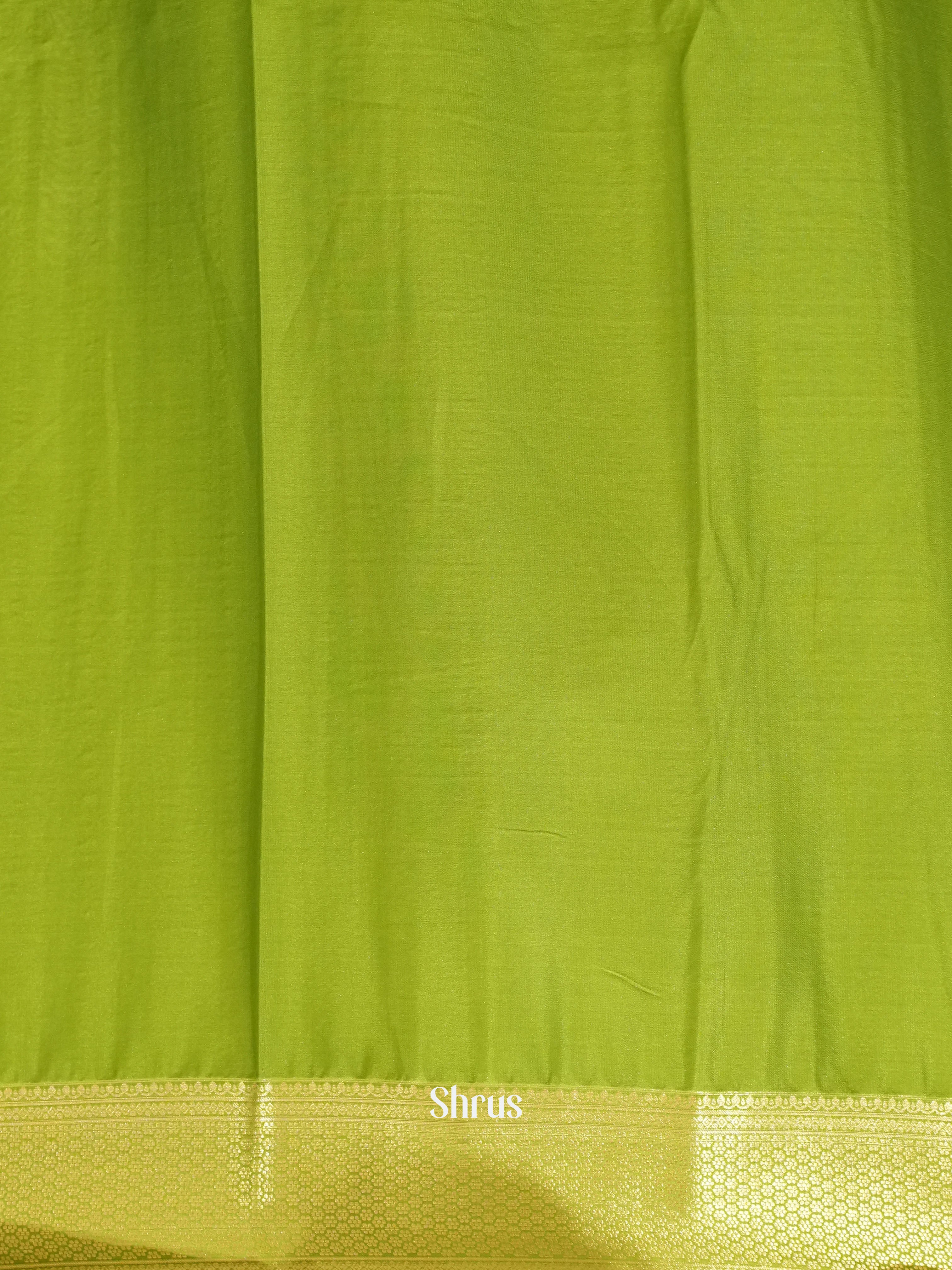 Parrot Green - Mysoresilk-halfpure Saree - Shop on Shrus.com