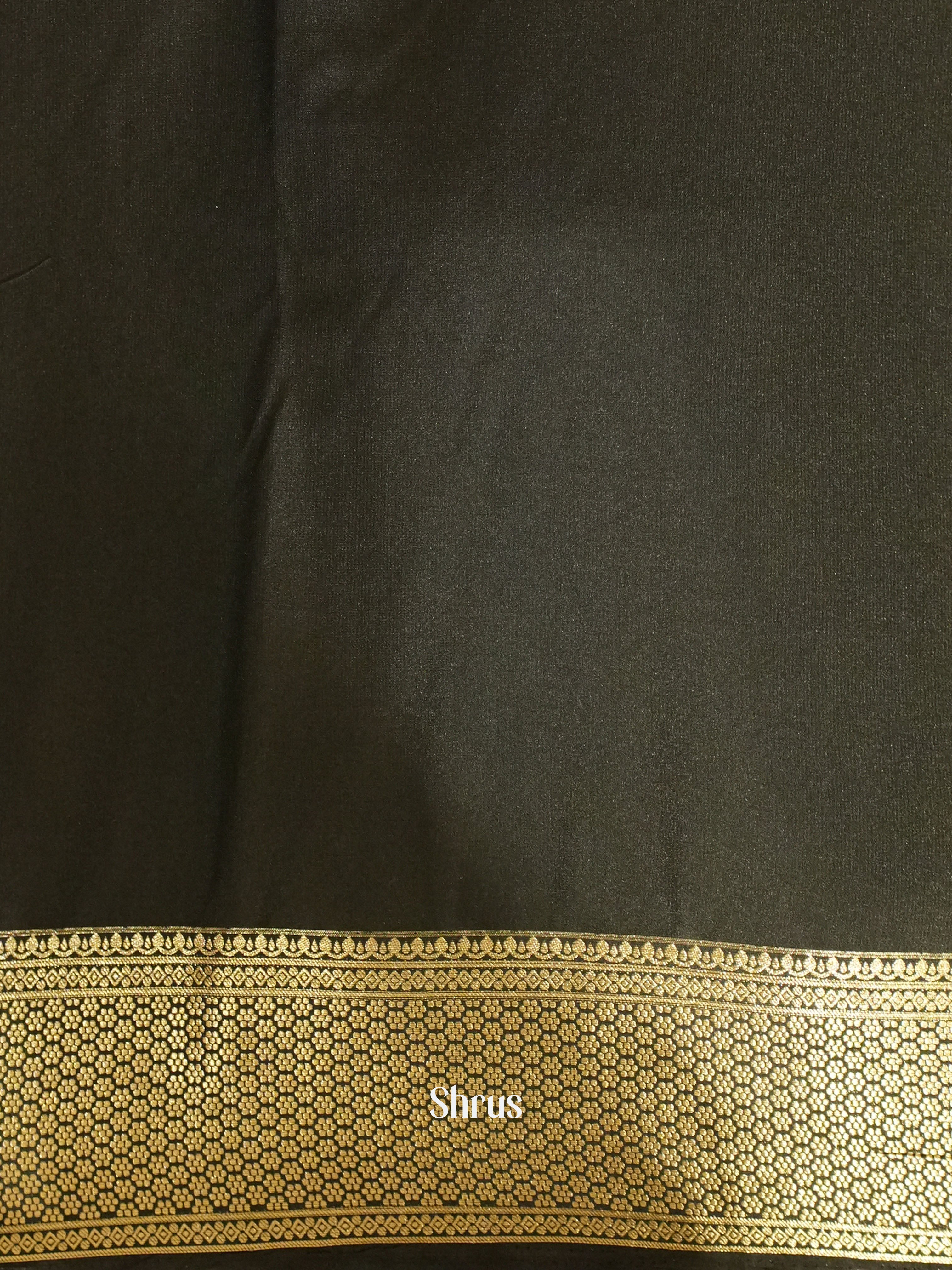 Black - Mysoresilk-halfpure Saree - Shop on Shrus.com