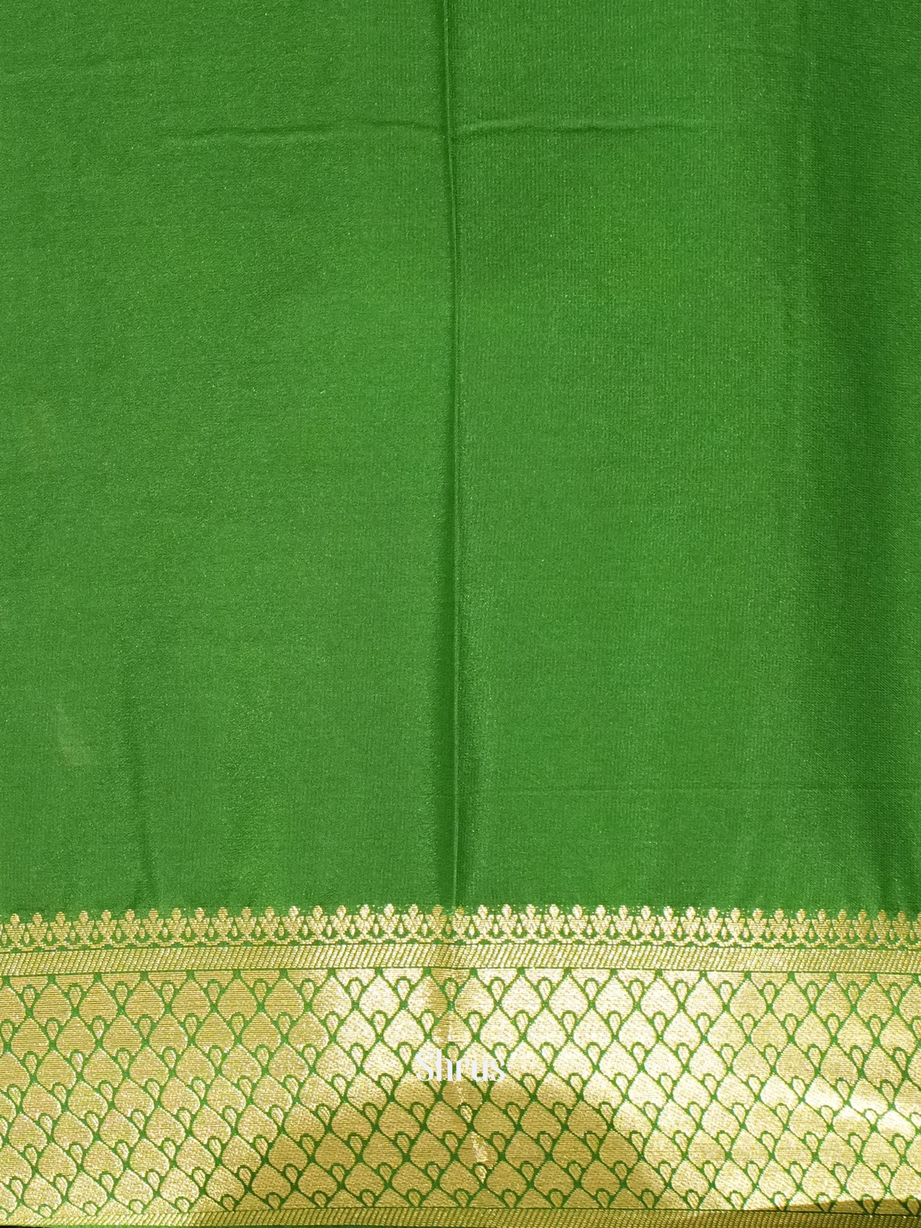Red & Green - Mysoresilk-halfpure - Shop on Shrus.com