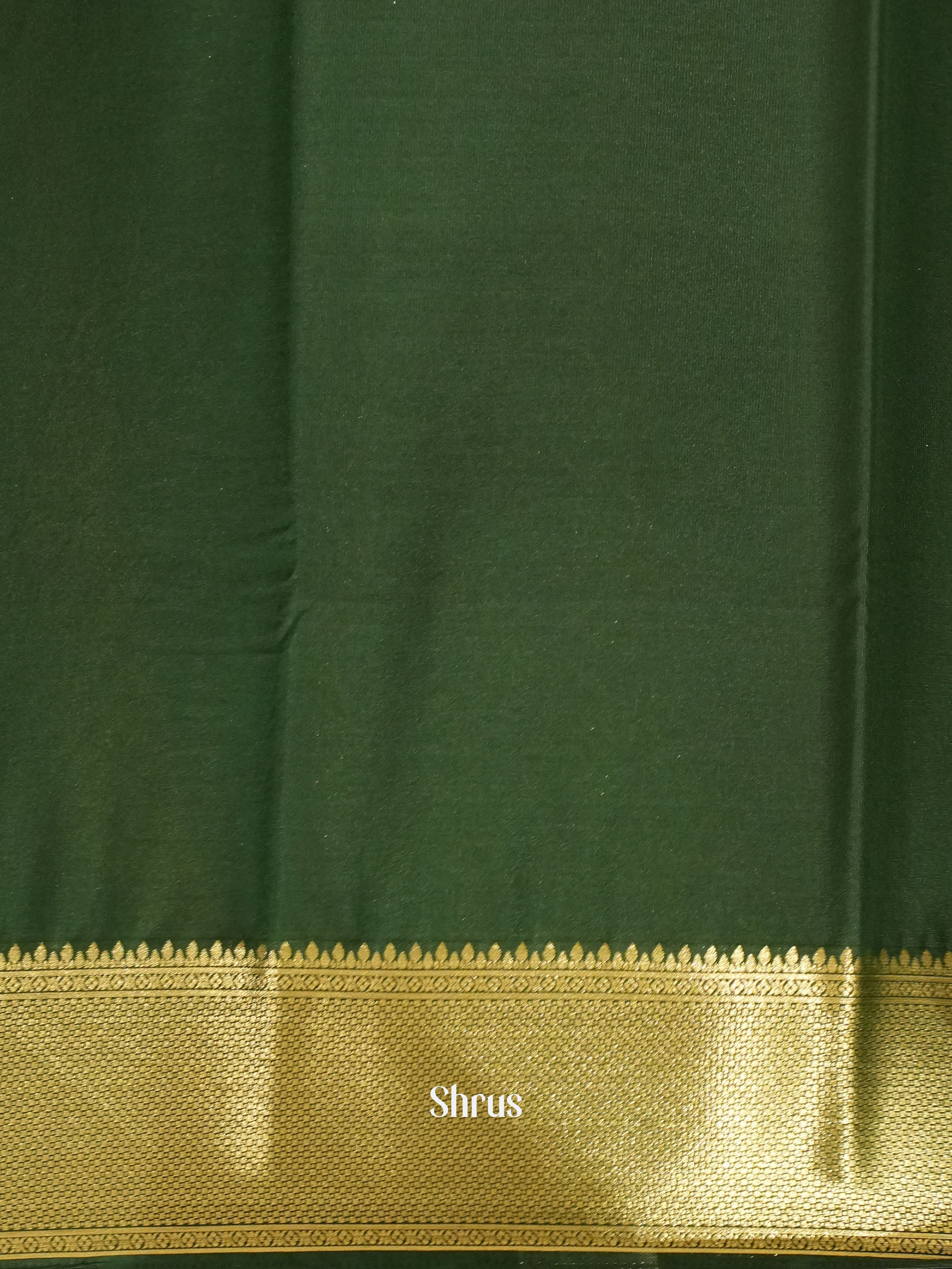 Green - Mysoresilk-halfpure - Shop on Shrus.com