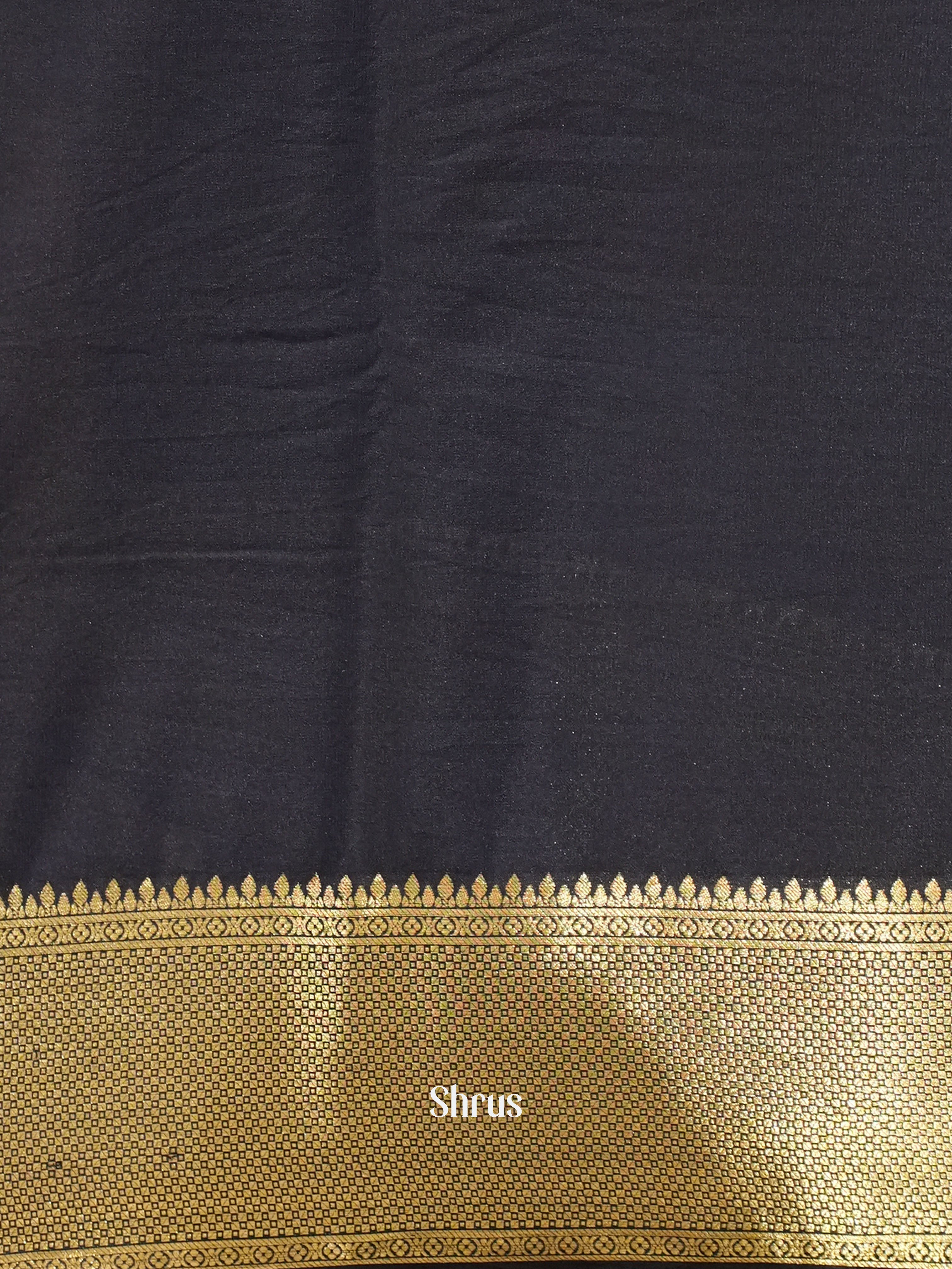 Blue - Mysoresilk-halfpure - Shop on Shrus.com