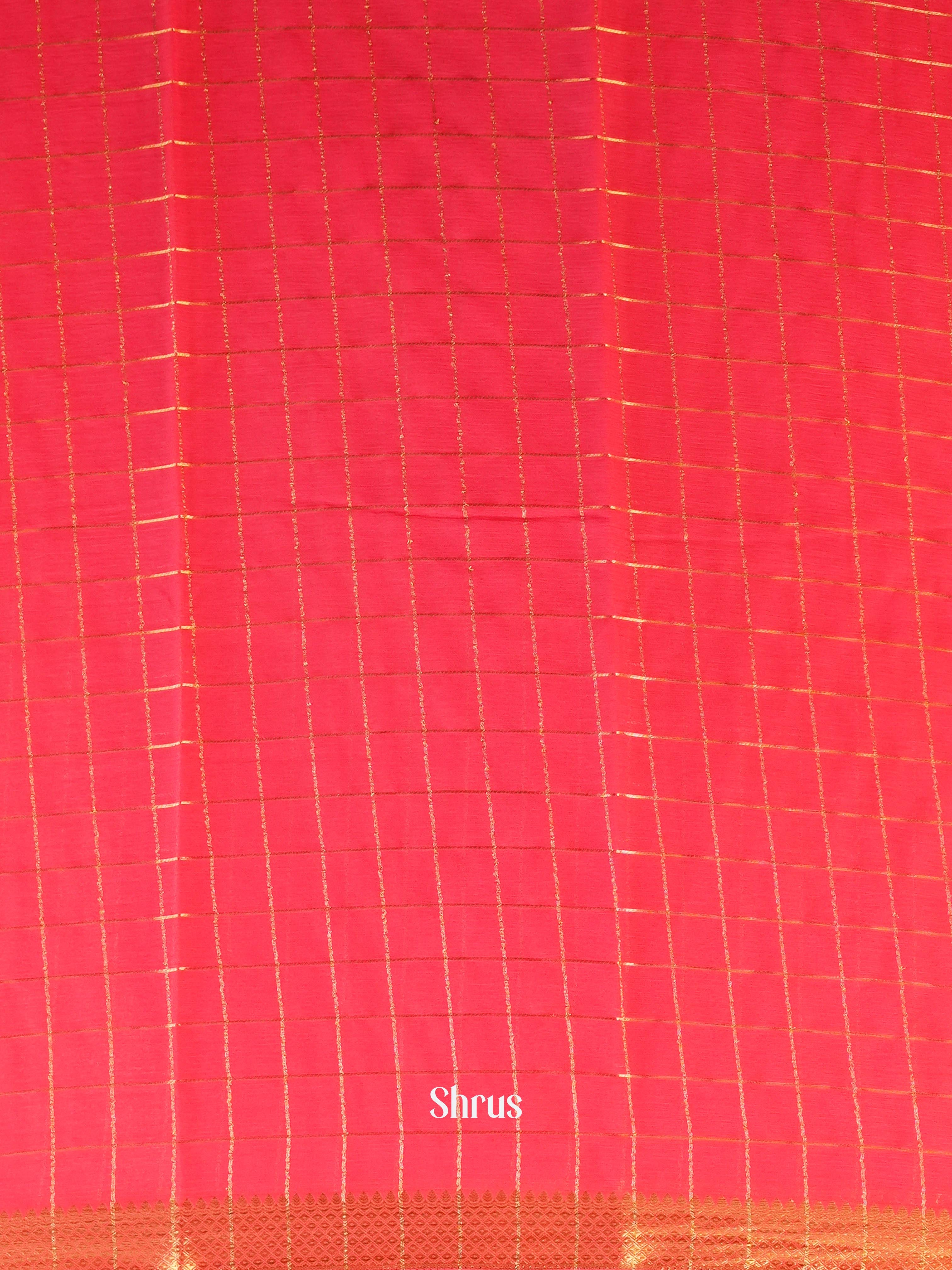 Pink - Semi Mysoresilk Saree - Shop on Shrus.com