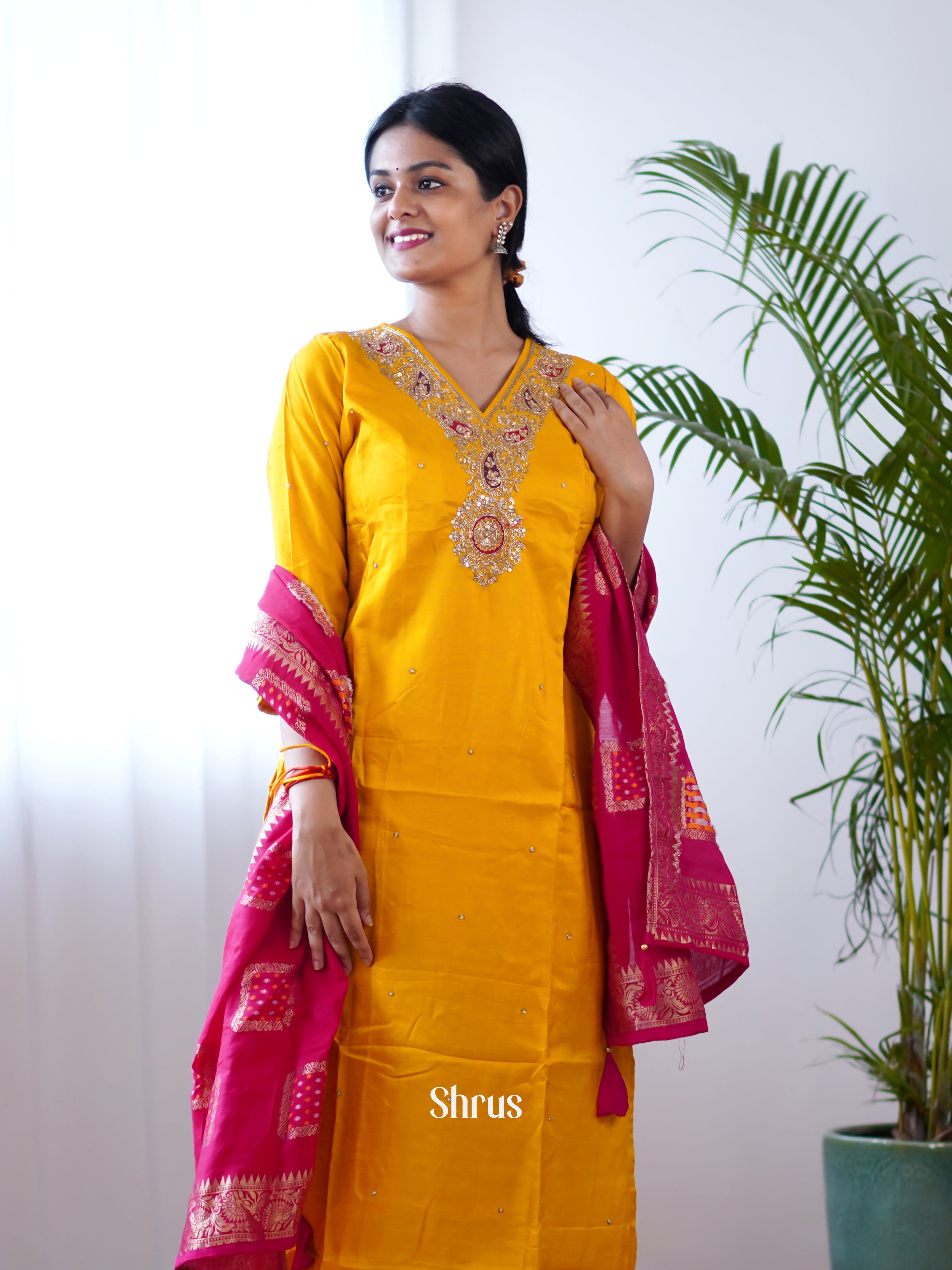 Mustard & Pink - Readymade Suits - Shop on Shrus.com