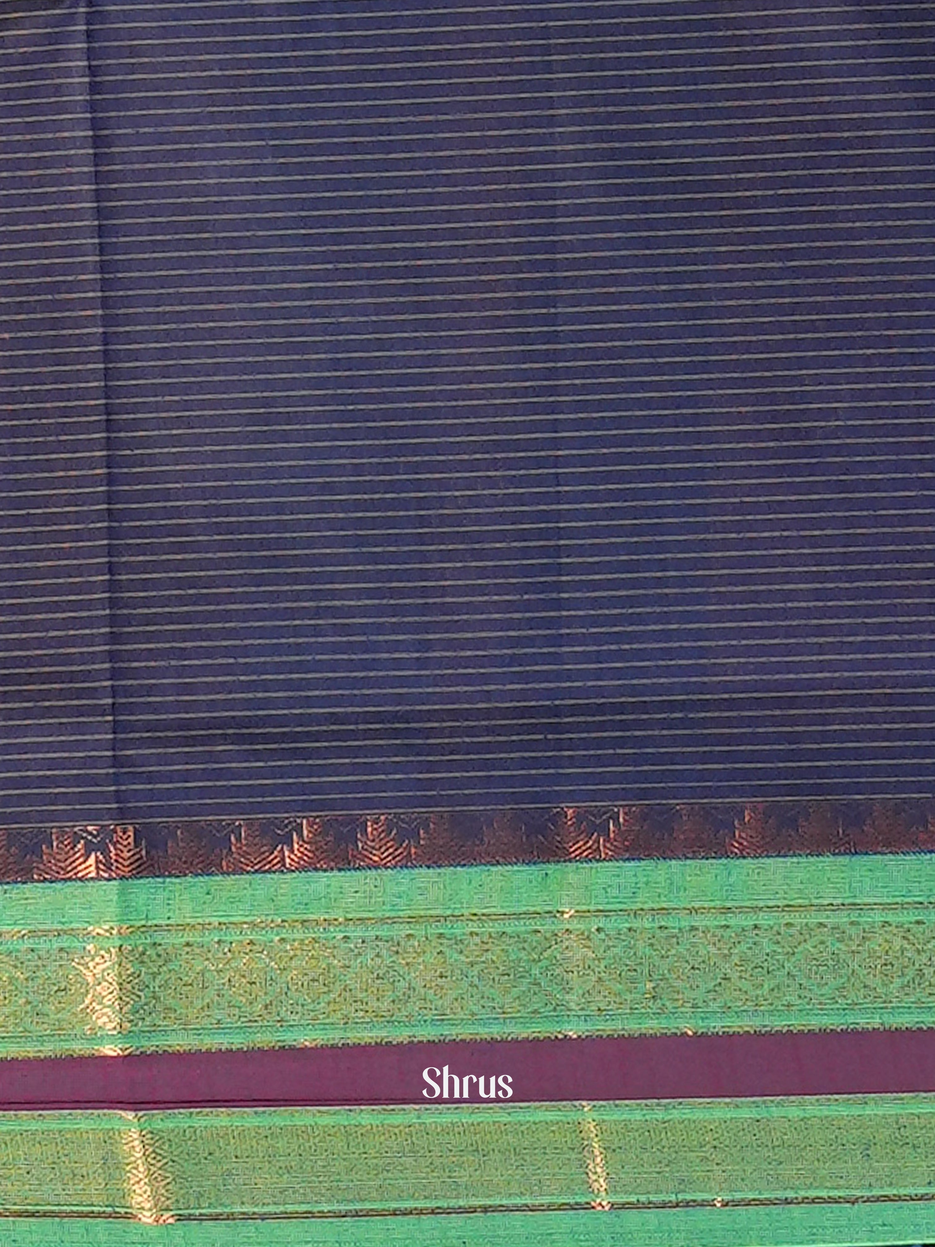 Maroon & Blue - Kalyani Cotton - Shop on Shrus.com