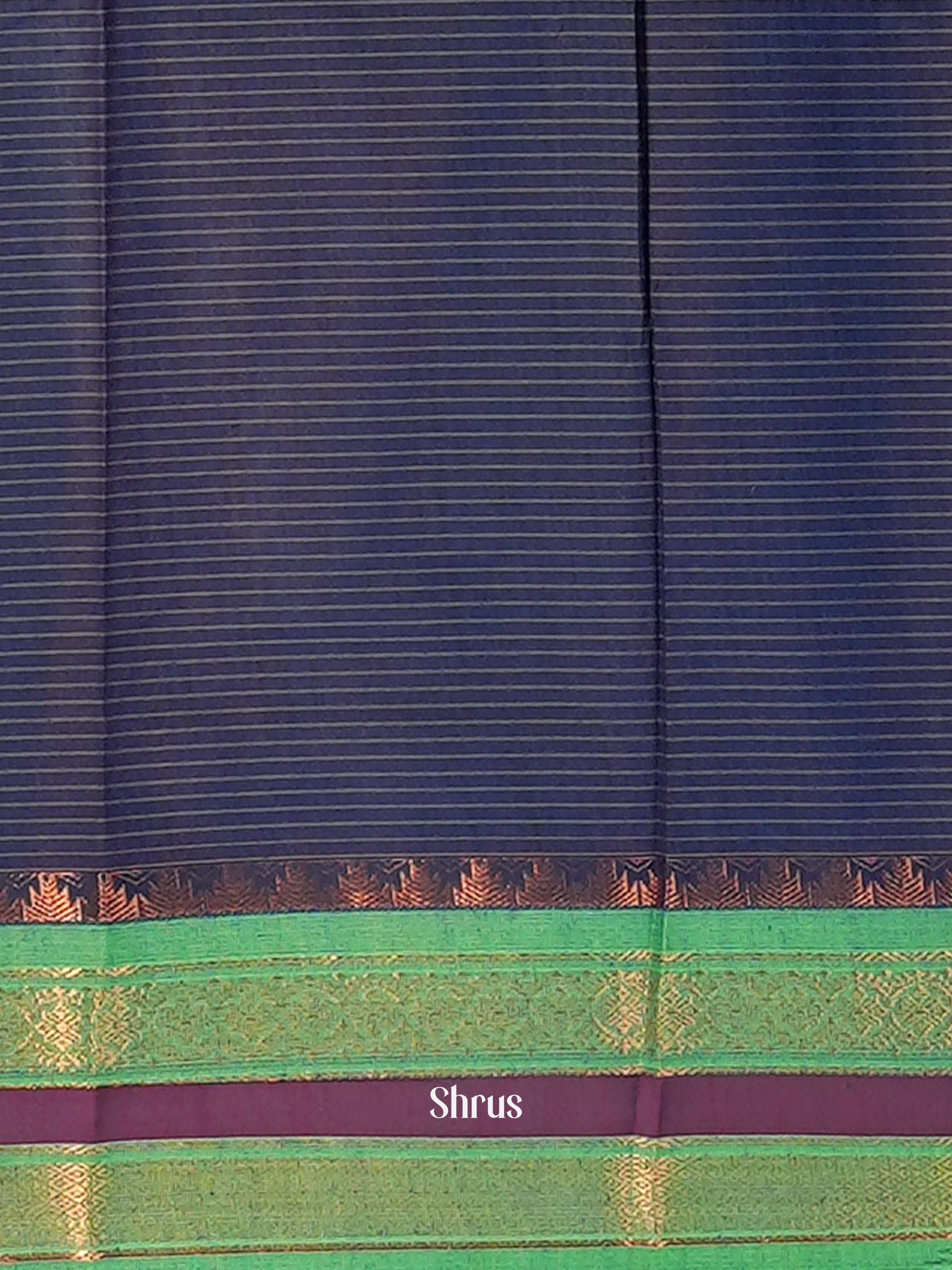 Orange & Blue - Kalyani Cotton - Shop on Shrus.com