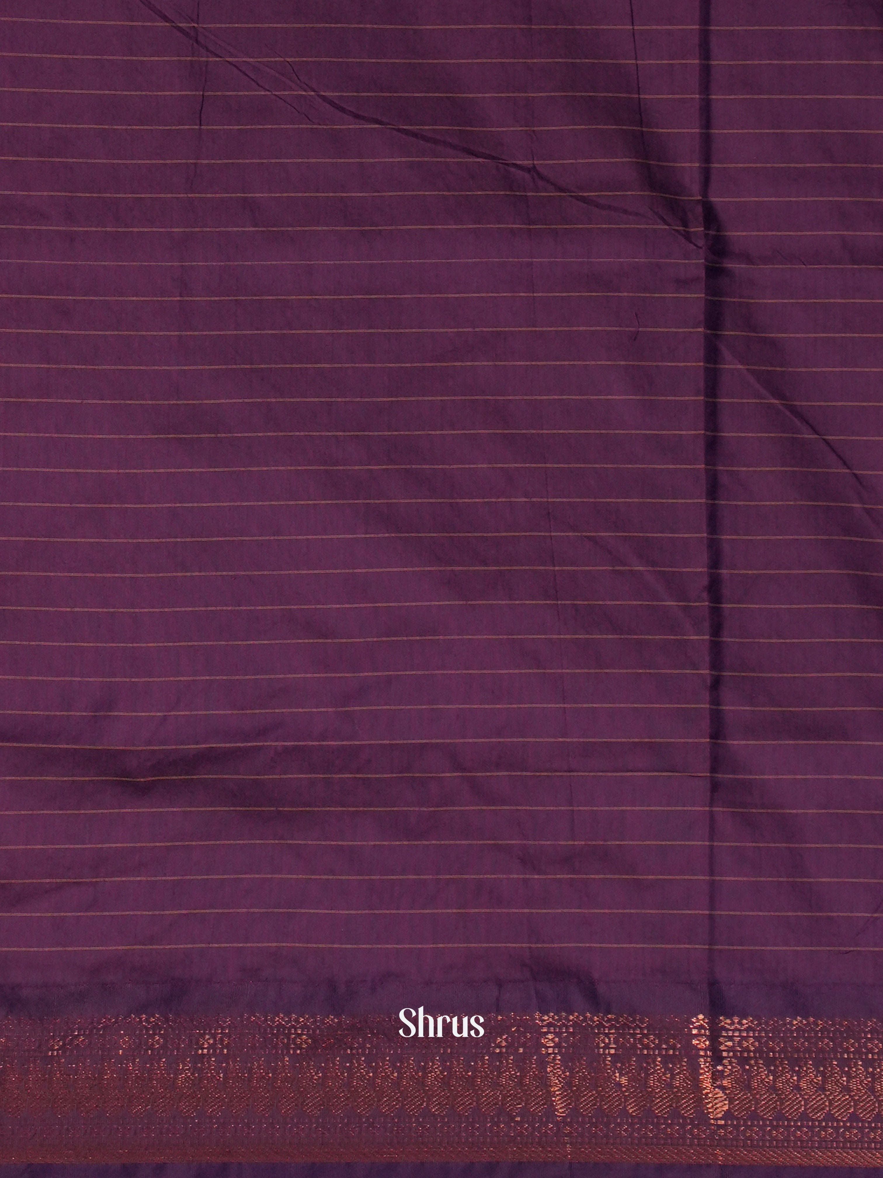Green & Purple- Kalyani Cotton Saree - Shop on Shrus.com