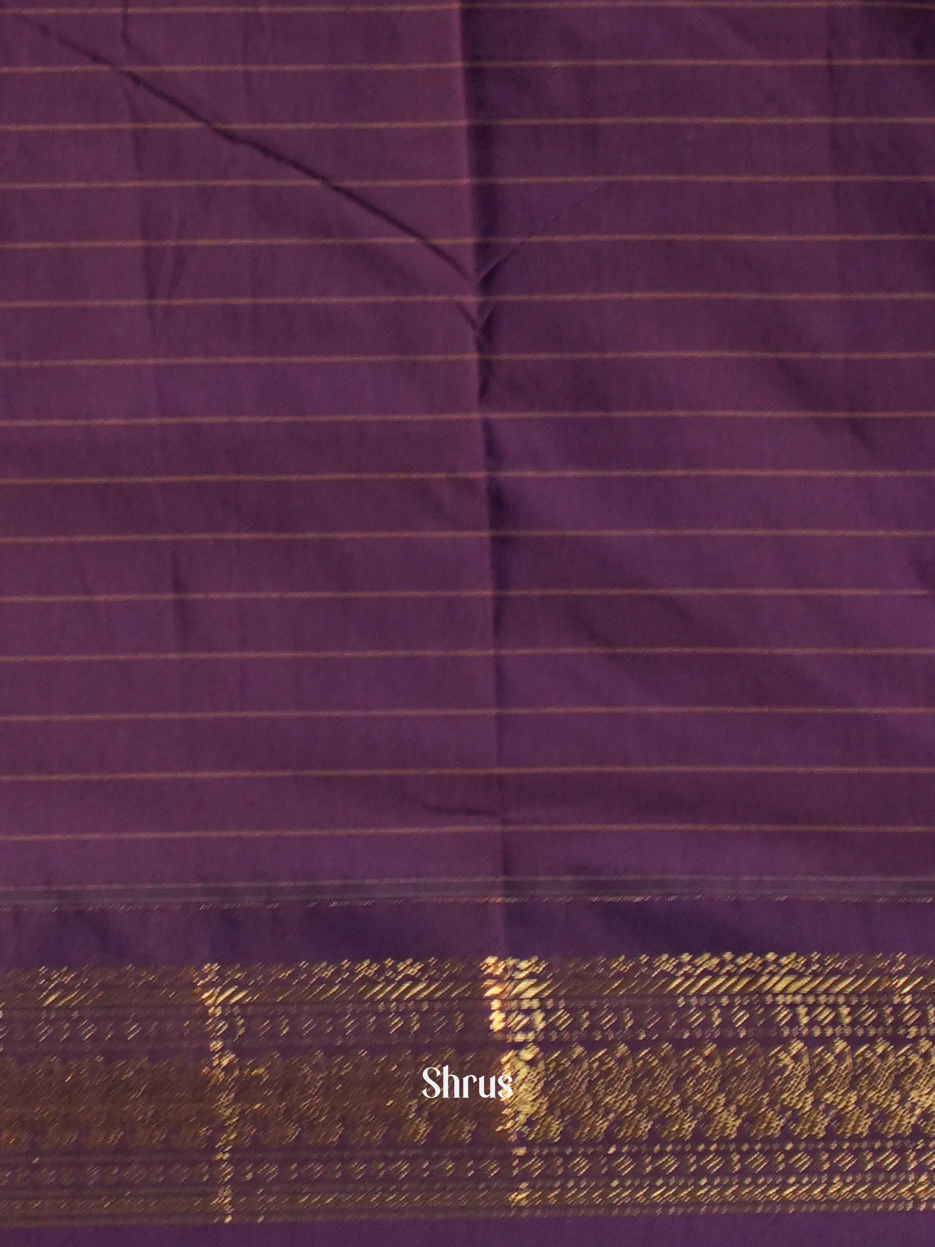 Green & Violet - Kalyani Cotton Saree - Shop on Shrus.com