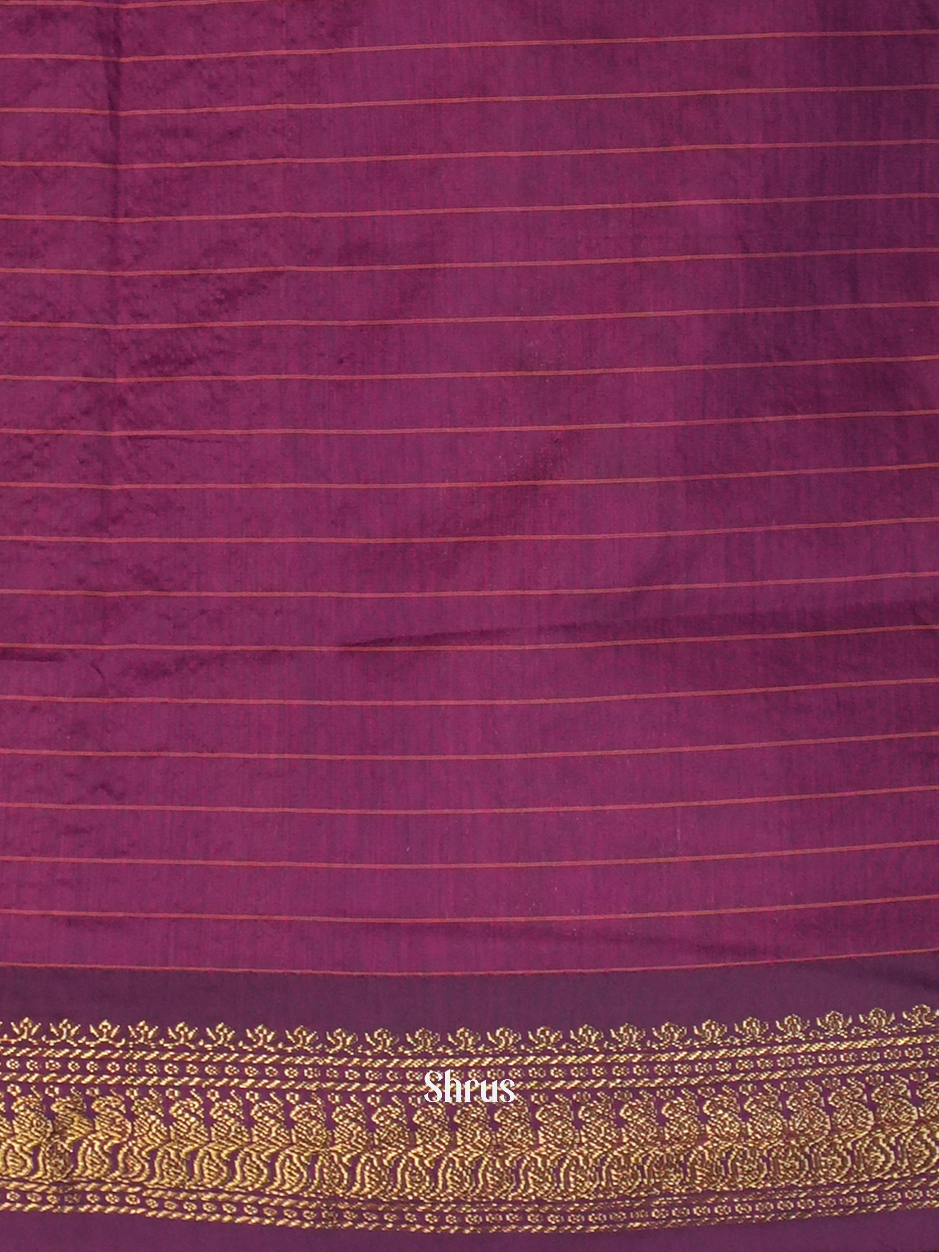 Purple - Kalyani Cotton Saree - Shop on Shrus.com