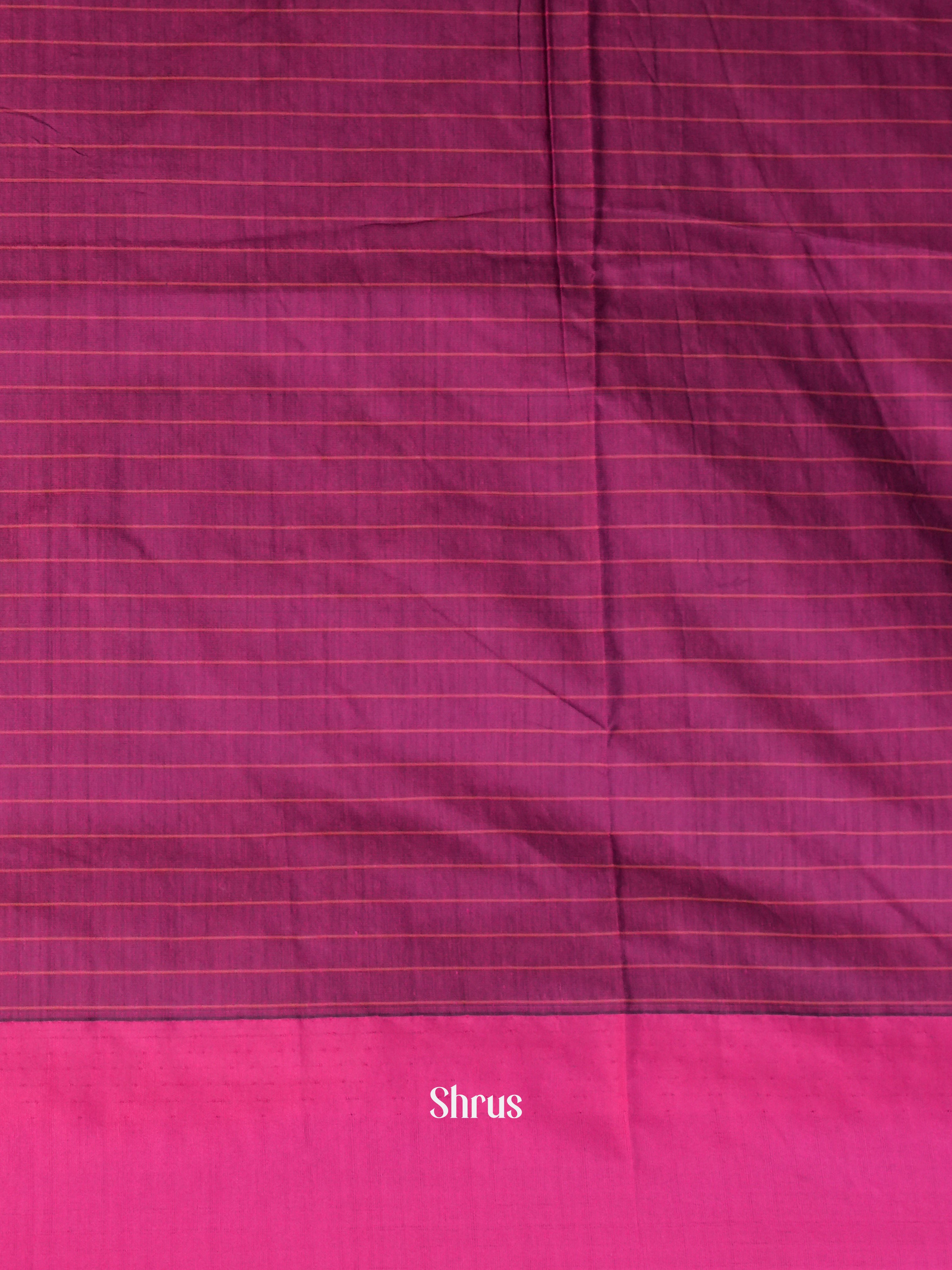 Blue & Pink- Kalyani Cotton Saree - Shop on Shrus.com