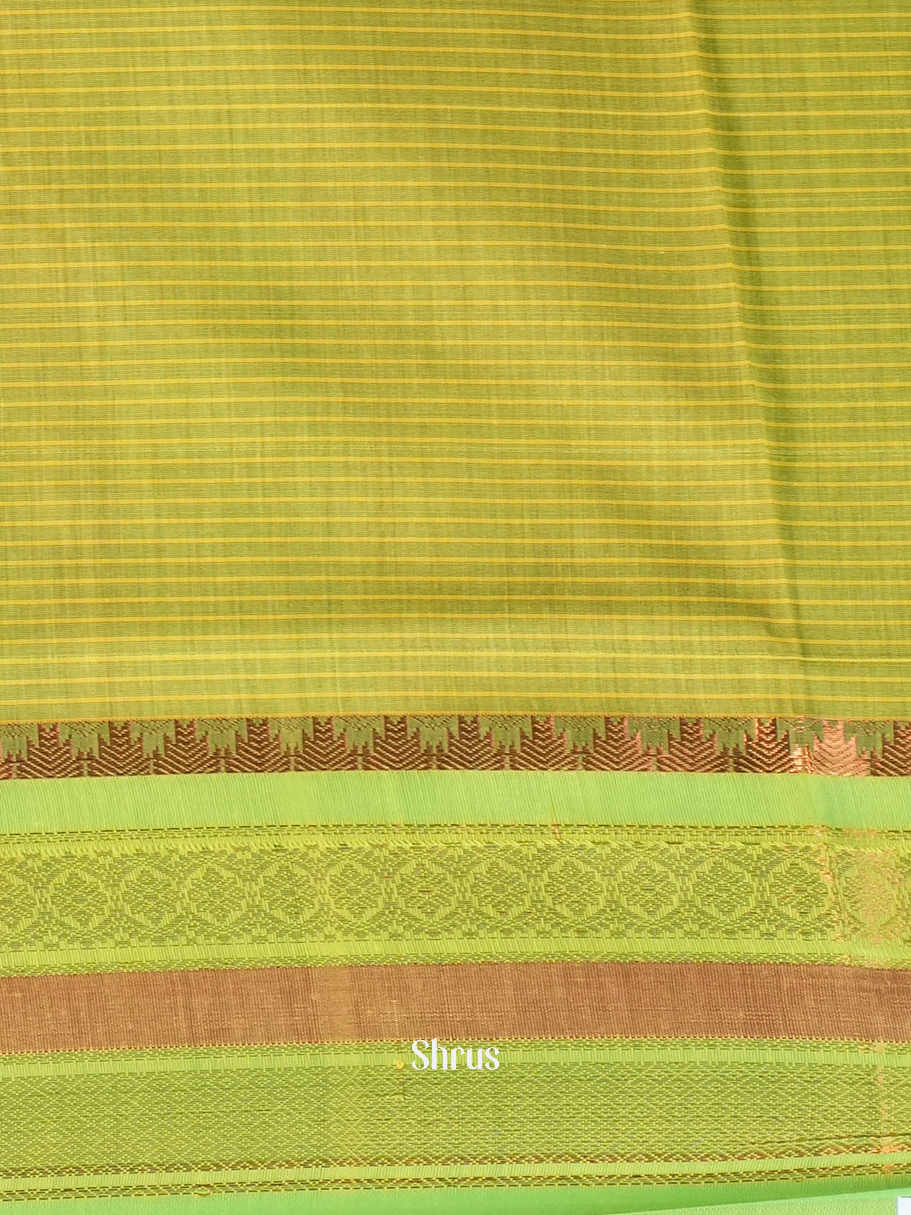 Black & Green - Kalyani Cotton Saree - Shop on Shrus.com