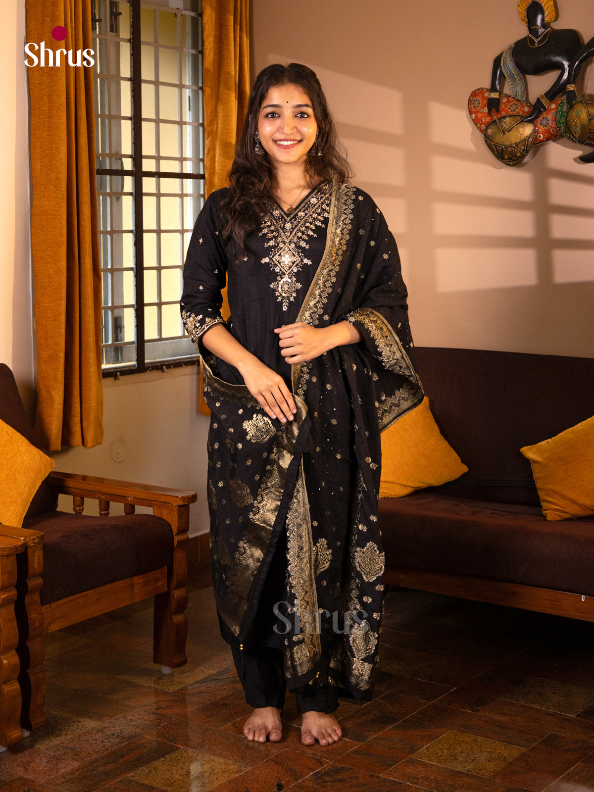 Black - 3pc Readymade Suits - Shop on Shrus.com