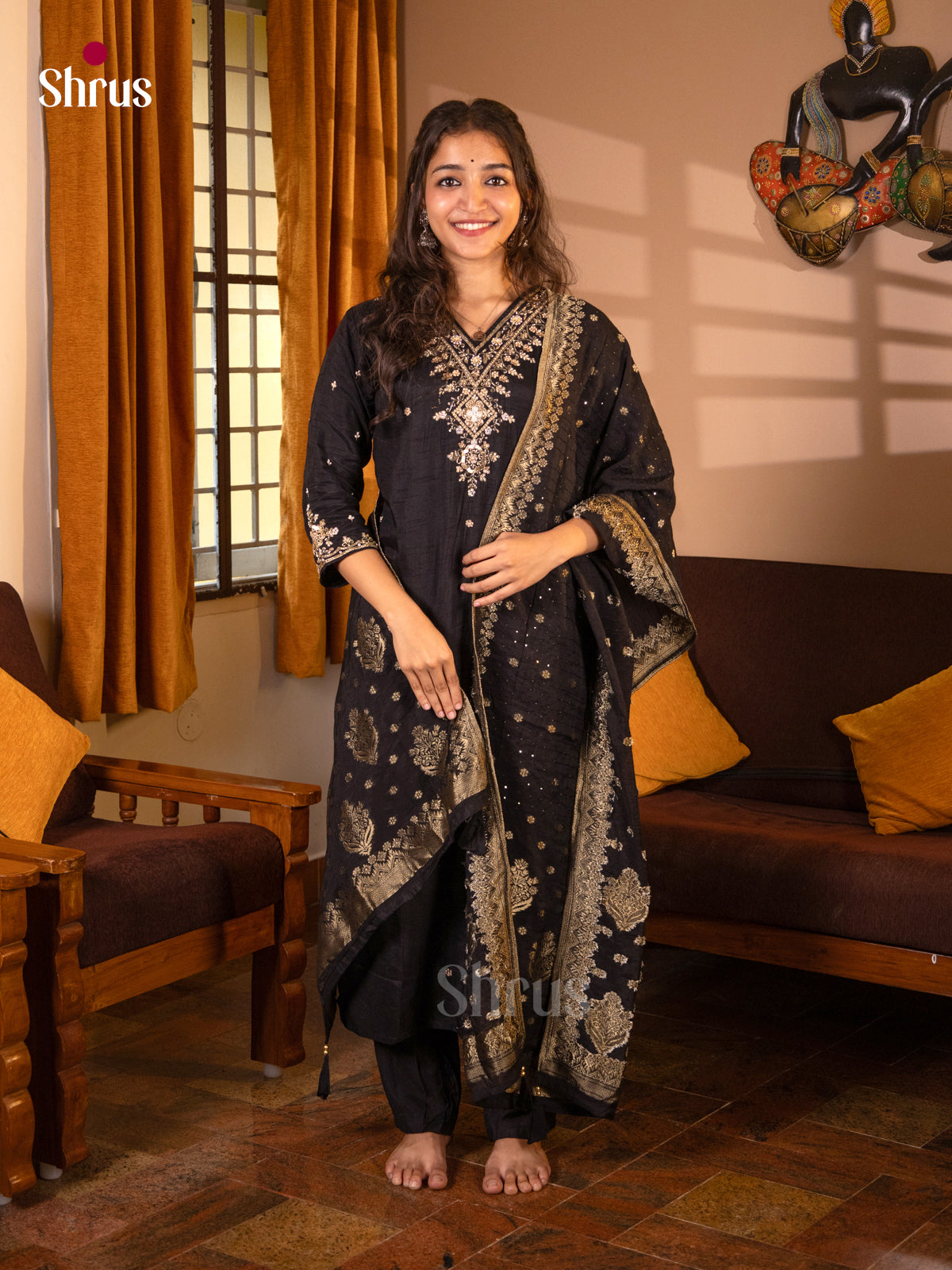 Black - 3pc Readymade Suits - Shop on Shrus.com